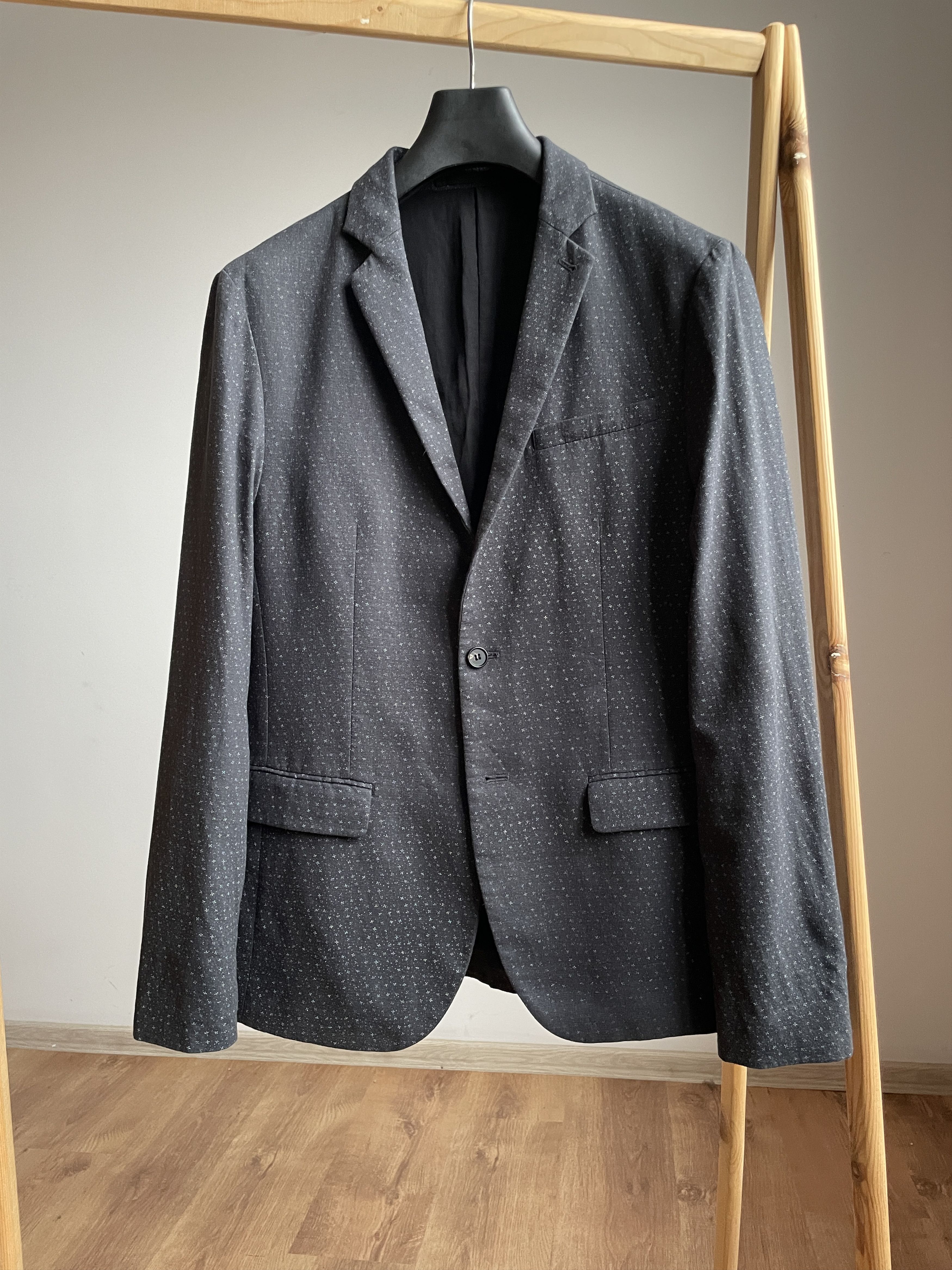 Allsaints Allsaints Linen Cotton Bren Blazer Size UK/US 38 Size 38R - 1 Thumbnail