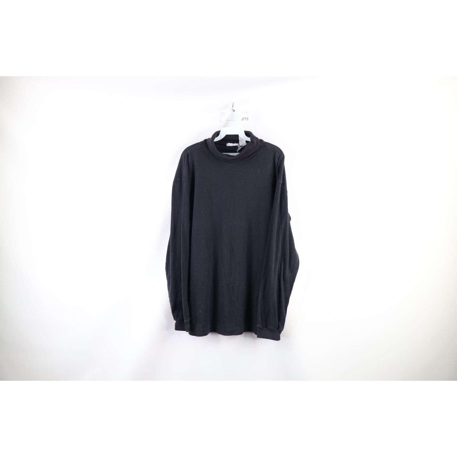 Vintage Vintage 90s Streetwear Faded Long Sleeve Turtleneck T-Shirt Size US L / EU 52-54 / 3 - 1 Thumbnail