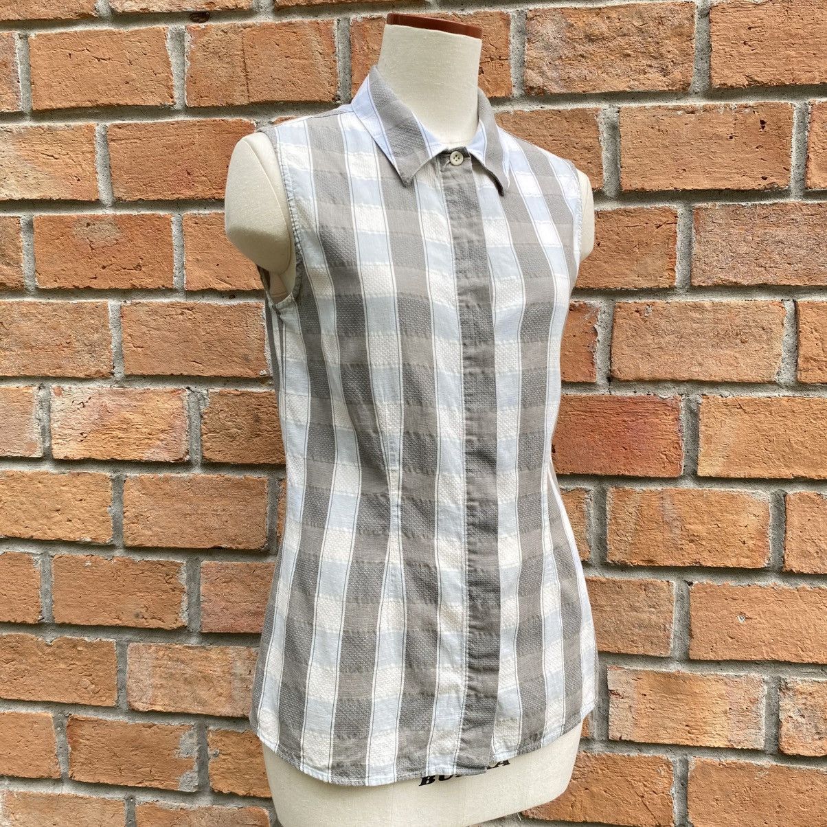 Armani ARMANI JEANS Sleeveless Check Shirt Size M / US 6-8 / IT 42-44 - 21 Thumbnail