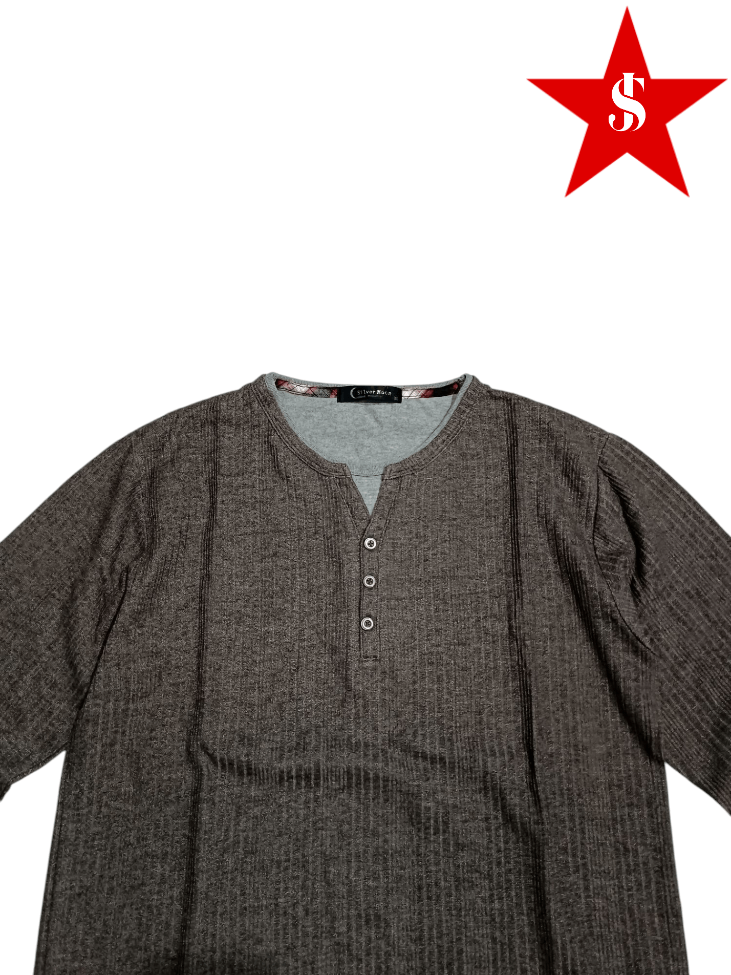 Japanese Brand Japanese Brand Silver Moon Long Sleeve Double Layer T-shirt Size US L / EU 52-54 / 3 - 1 Thumbnail