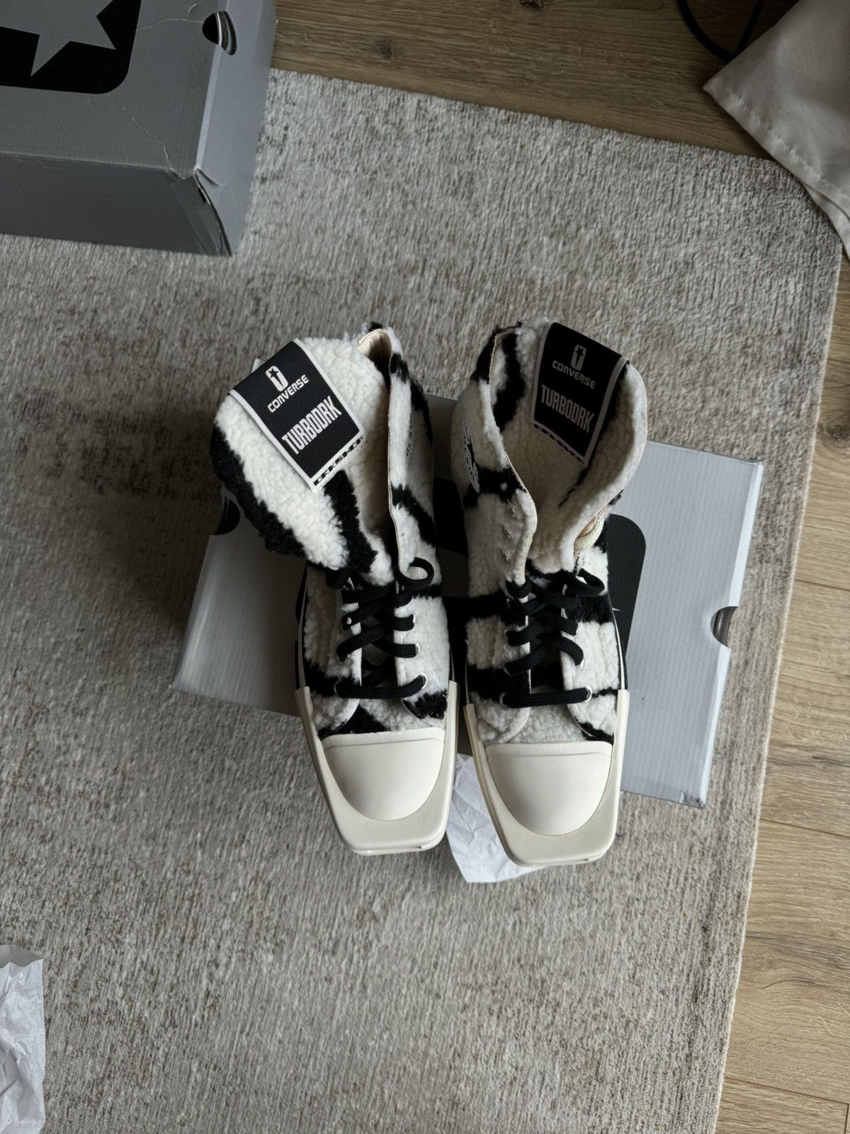 Converse × Rick Owens × Rick Owens Drkshdw RICK OWENS X CONVERSE 41 Size US 8 / EU 41 - 9 Thumbnail
