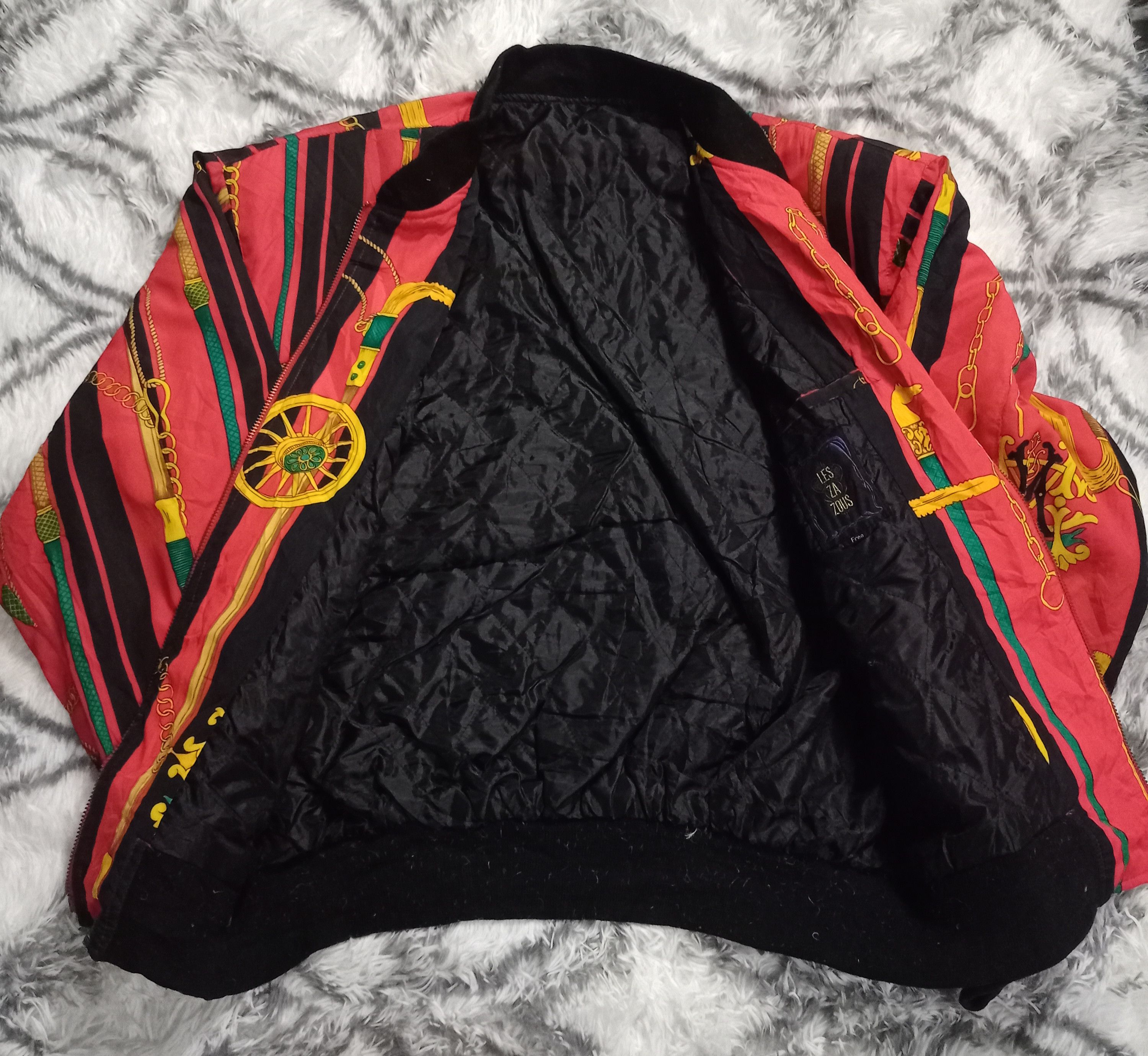 Japanese Brand VINTAGE 🔥 LES ZA ZOUS BOMBERS JACKET Size US M / EU 48-50 / 2 - 2 Thumbnail