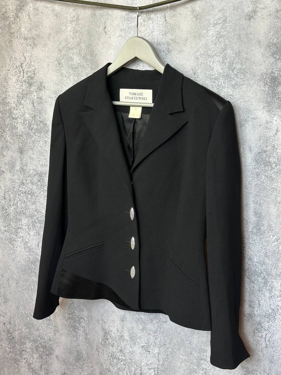 Other Tomasz Starzewski England Wool Tailored Blazer Embellished Size L / US 10 / IT 46 - 2 Thumbnail
