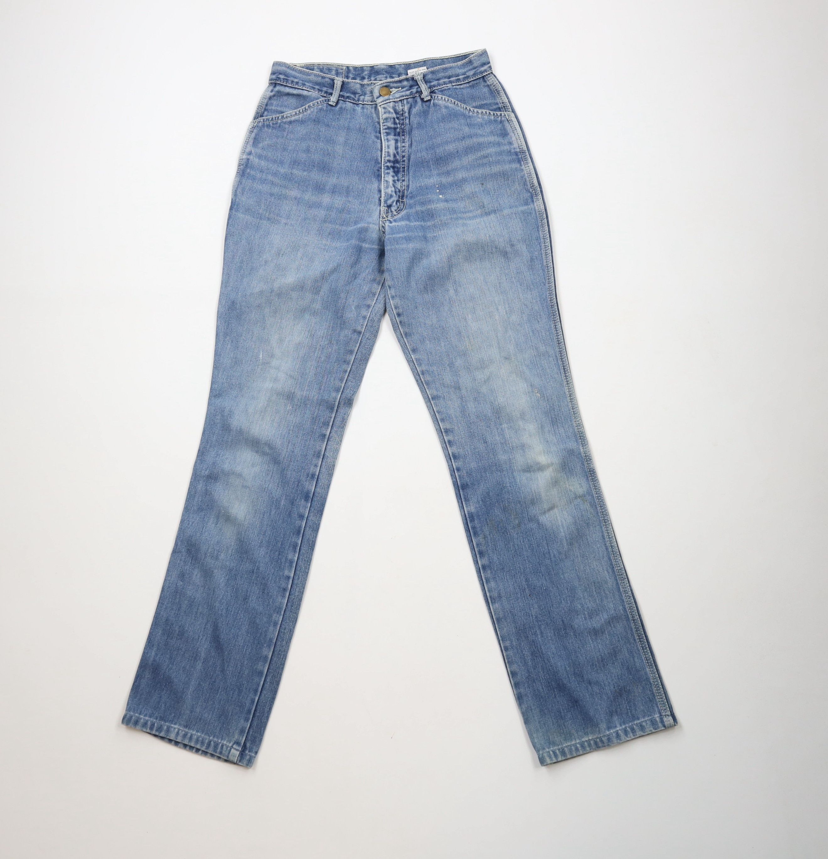 Vintage Vintage 90s Streetwear Flared Denim Jeans Blue Cotton Size 32" / US 10 / IT 46 - 1 Thumbnail