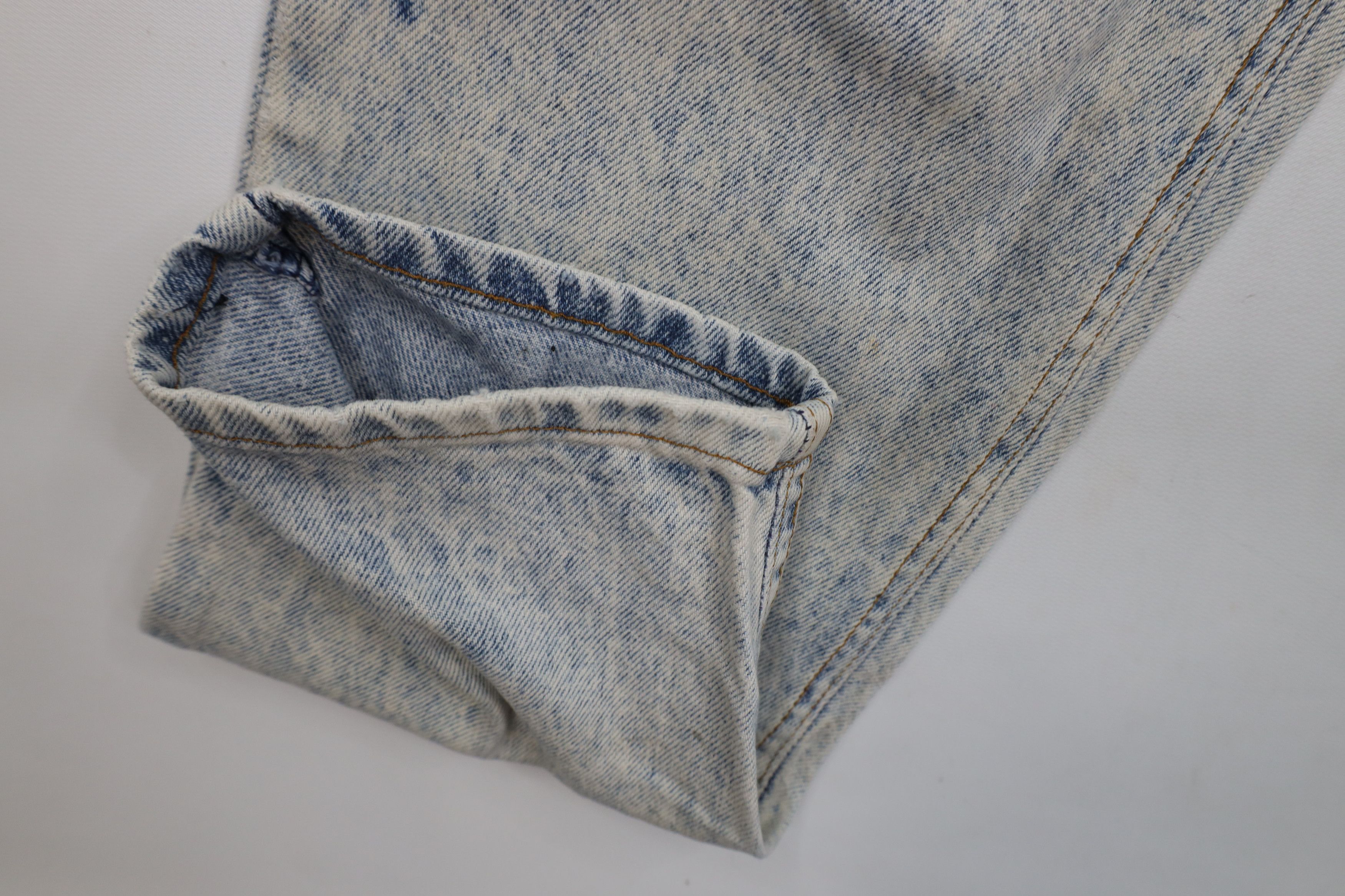 Vintage Vintage 90s Streetwear Acid Wash Straight Leg Denim Jeans Size 26" / US 2 / IT 38 - 6 Thumbnail