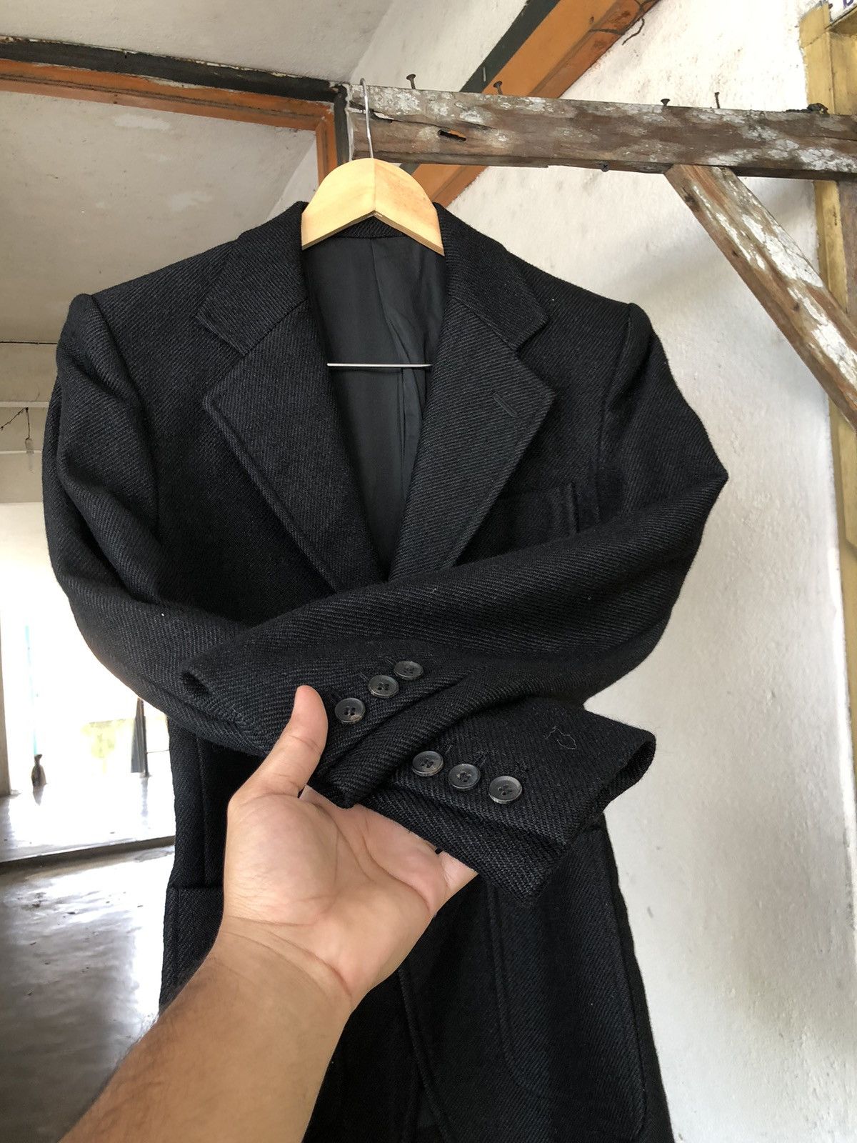 5351 POUR LES HOMMES 5351 Pour Les Hommes Black Wool Lined Single Breasted Blazer Size US M / EU 48-50 / 2 - 10 Thumbnail