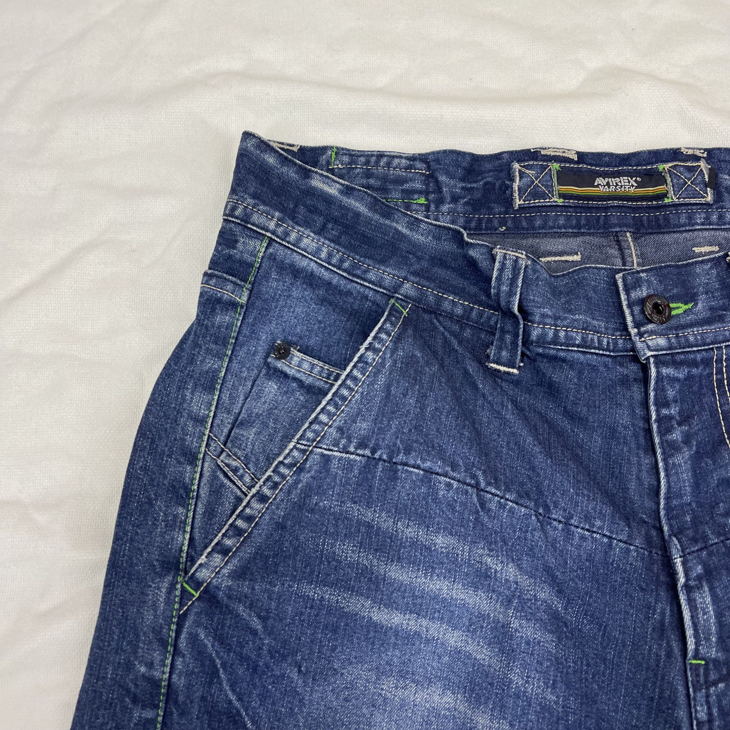 Avirex AVIREX VARSITY Denim Jeans #1289/AS Size US 36 / EU 52 - 3 Thumbnail