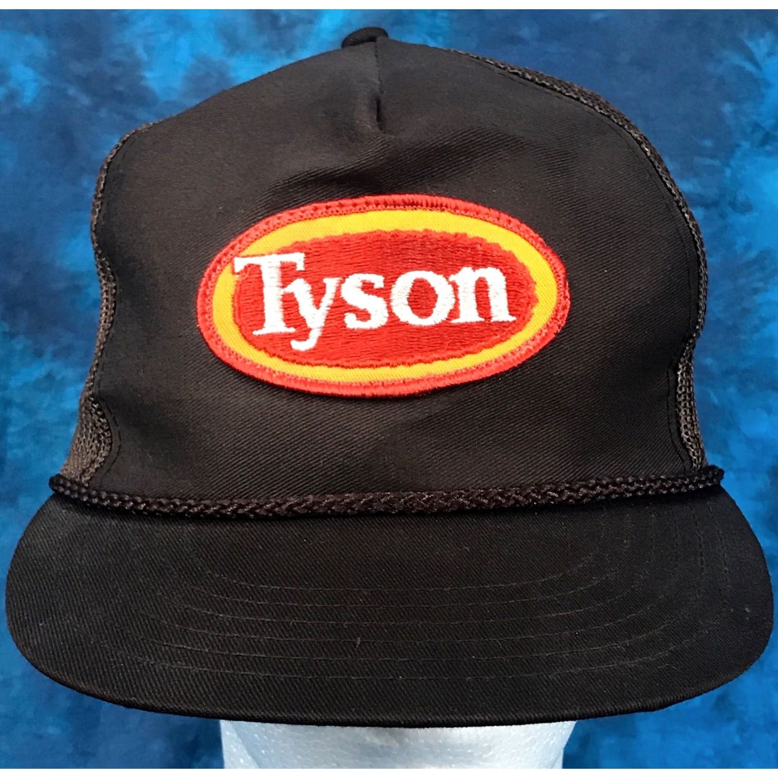 Vintage VINTAGE TYSON CHICKEN TRUCKER HAT Adjustable Brown 90s USA Mens Size ONE SIZE - 2 Thumbnail