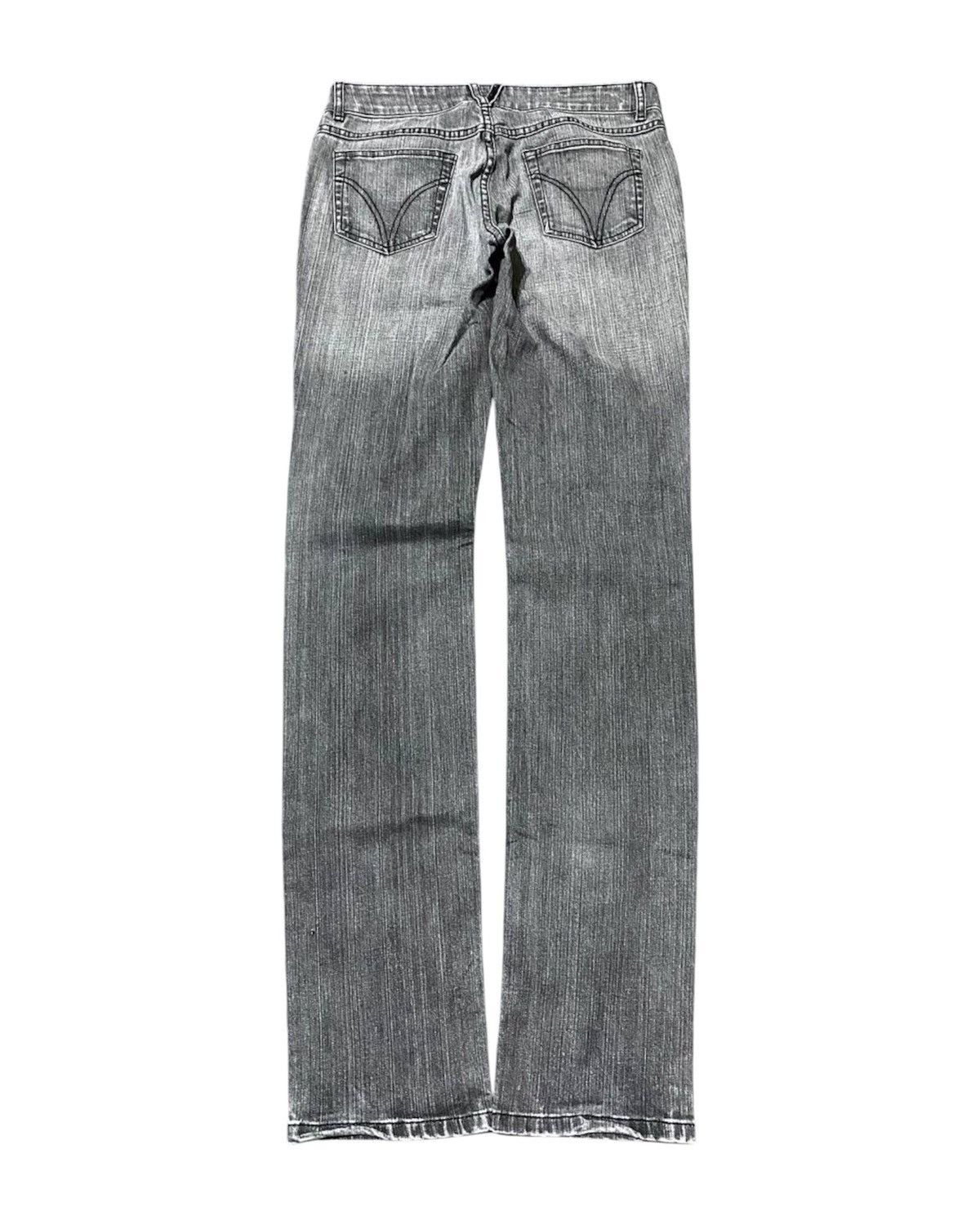 Dolce & Gabbana Dolce & Gabbana D&G Gray Low Tight Washed Jeans Denim Size US 29 - 1 Thumbnail