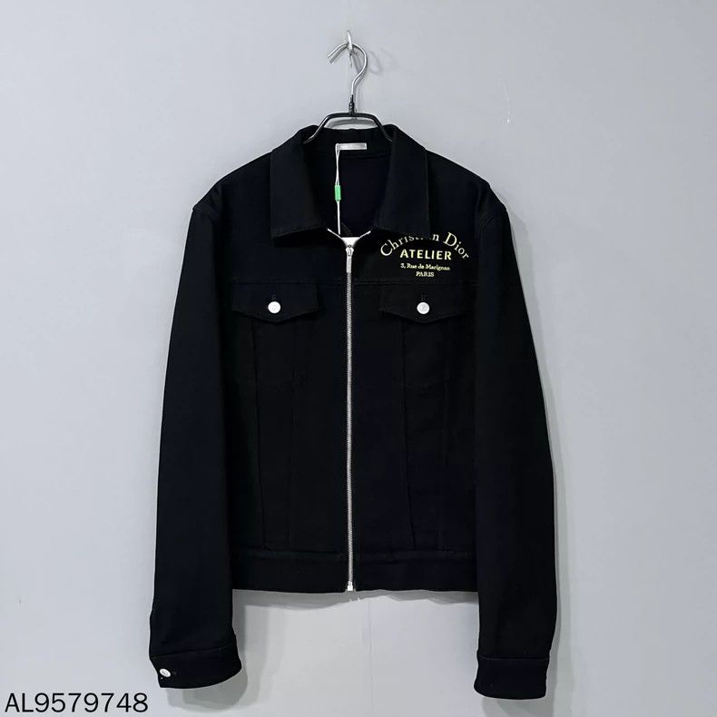 Dior flame logo denim jacket 2501-Nextarrow Size US M / EU 48-50 / 2 - 1 Thumbnail