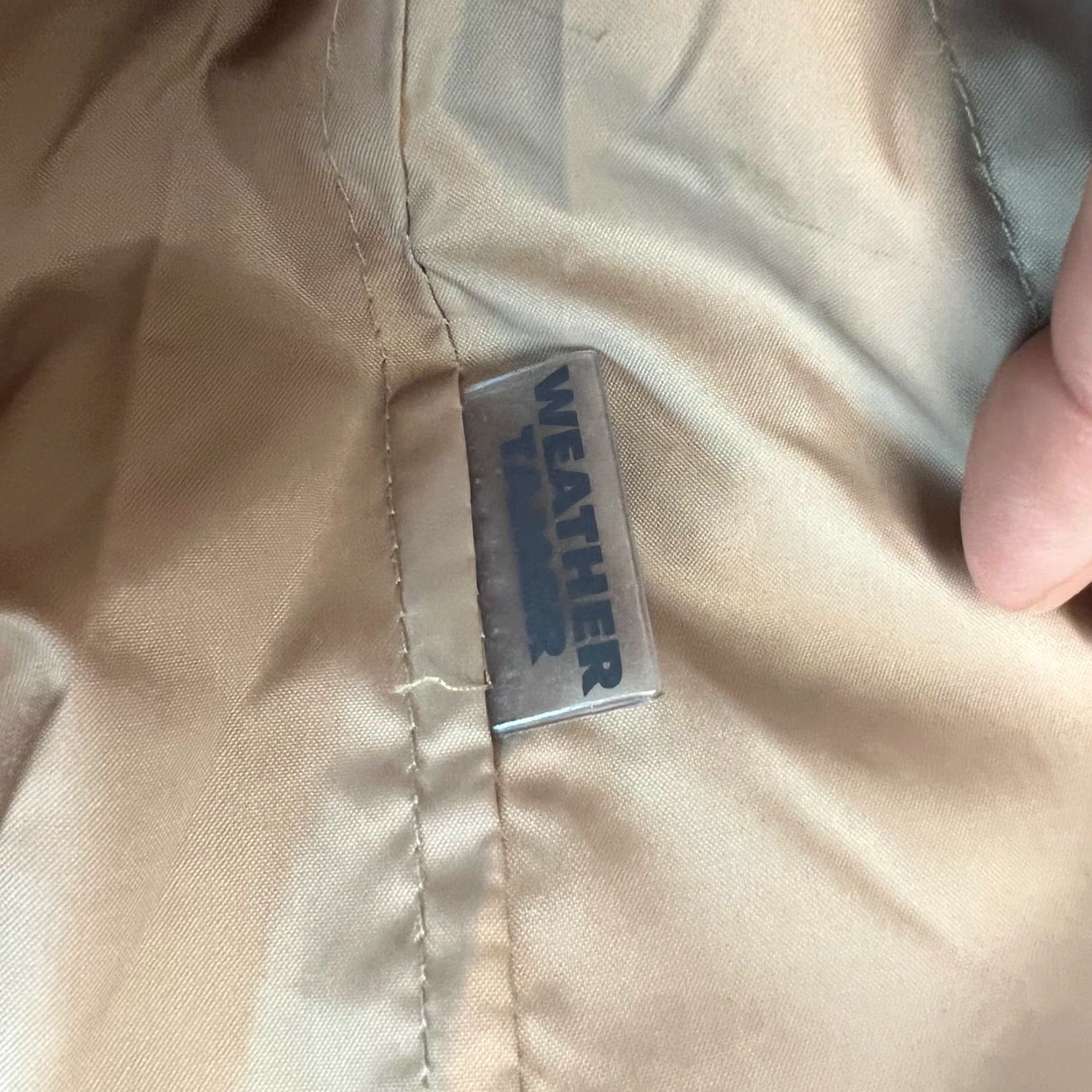Vintage Weather Tamer Windbreaker Jacket Mens Full Zip Long Sleeve Beige M Casual Classic Size US M / EU 48-50 / 2 - 6 Thumbnail