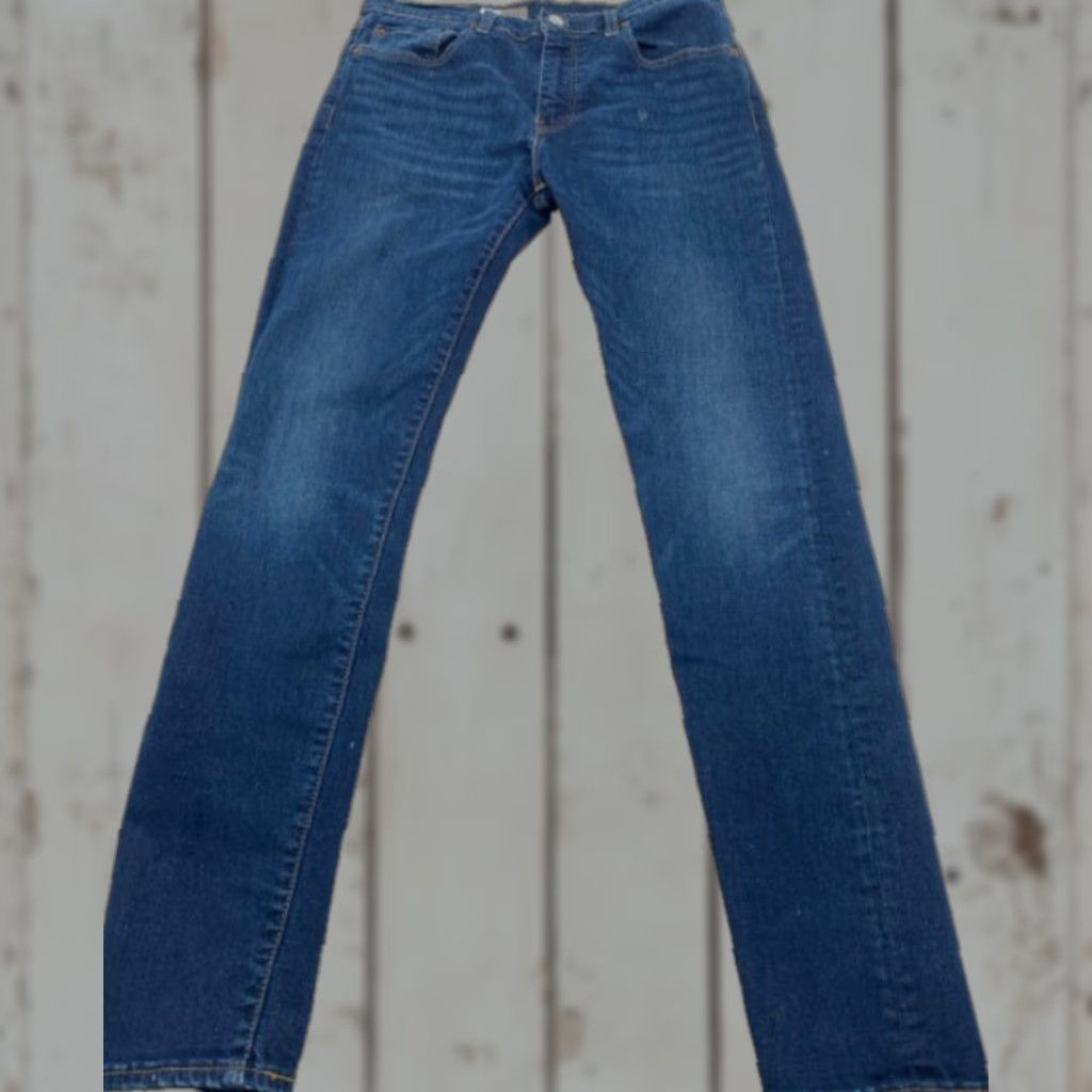Levi's VINTAGE Levi's Premium 512 Jeans Women 31 Denim Blue Slimming 5-Pocket Mid Rise 32 Inseam 3510 Size 24" / US 00 / IT 34 - 1 Thumbnail