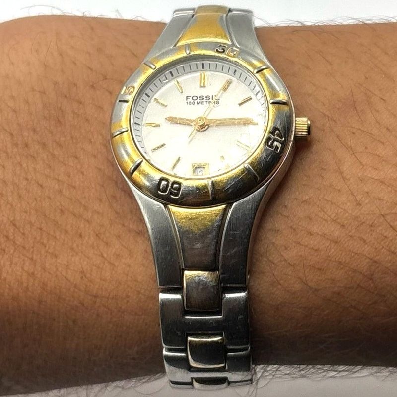 Fossil Vintage Gold Fossil Watch Size ONE SIZE - 2 Thumbnail