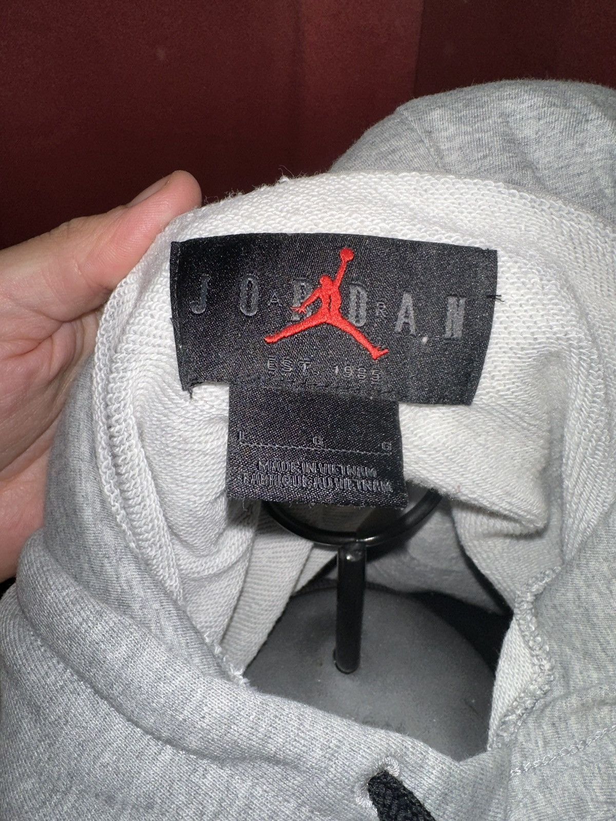 Jordan Brand Air Jordan x Paris Saint Germain Hoodie Y2K Box Logo Grail Size US L / EU 52-54 / 3 - 4 Thumbnail