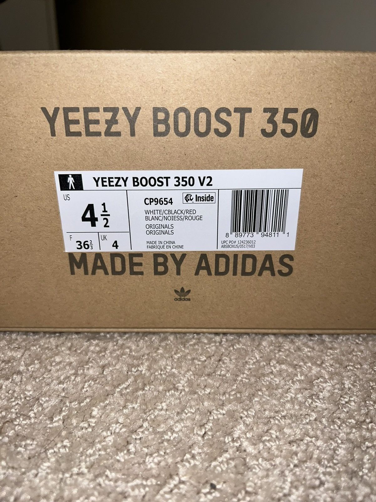 Adidas Yeezy Boost 350 V2 - Zebra 2017 Size US 6 / IT 36 - 10 Thumbnail