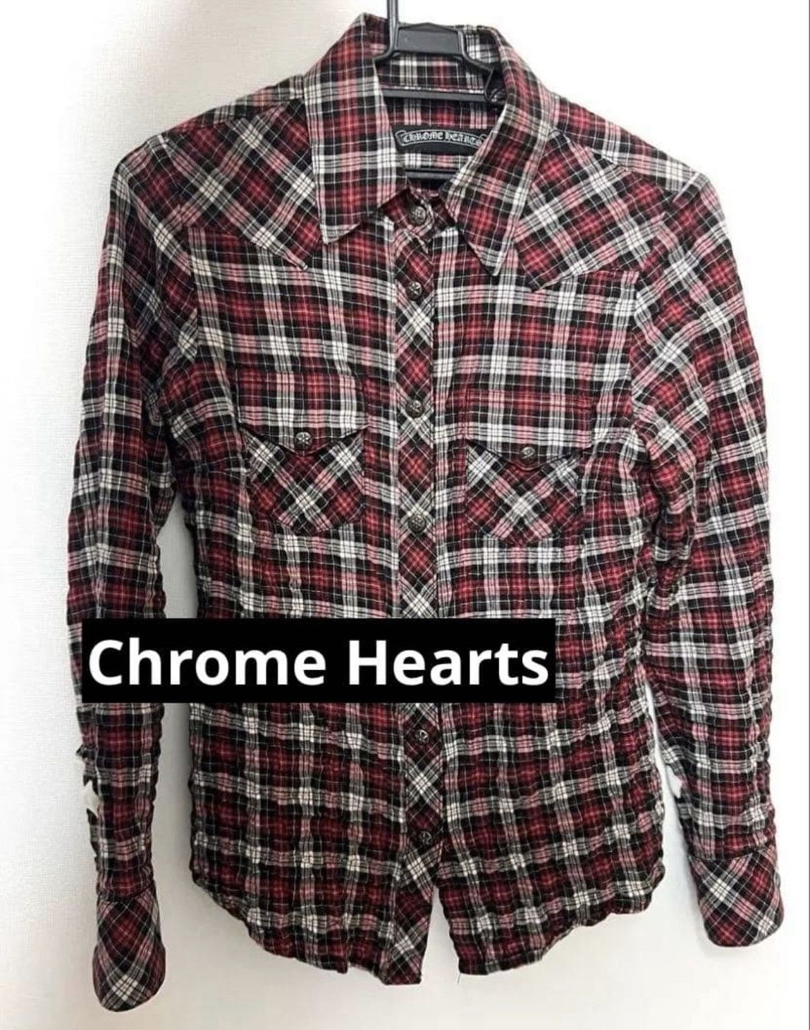 chrome hearts flannel shirt