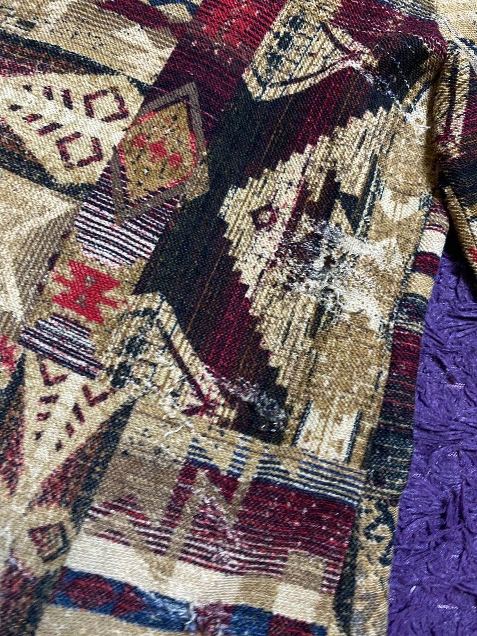 Polo Ralph Lauren Vintage Ralph Lauren print cotton sunfaded CARDIGAN Size L / US 10 / IT 46 - 19 Thumbnail
