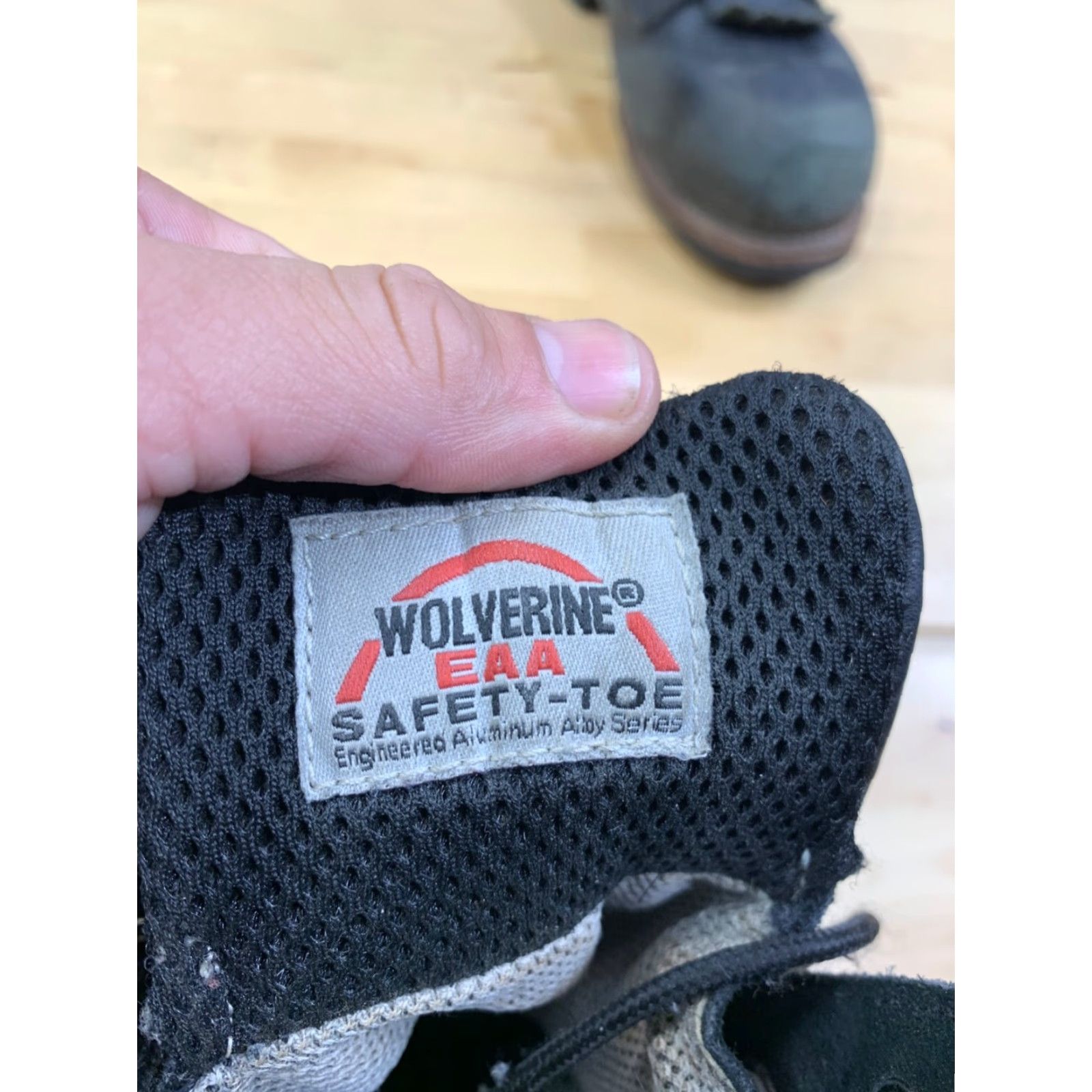 Vintage VINTAGE Wolverine Insulated Boots USA Safety Toe Oil Resistant Leather Combat Men 11.5US 10.5UK 44.5EU Black Lace Up Boots Mens Size US 11 / EU 44 - 4 Thumbnail