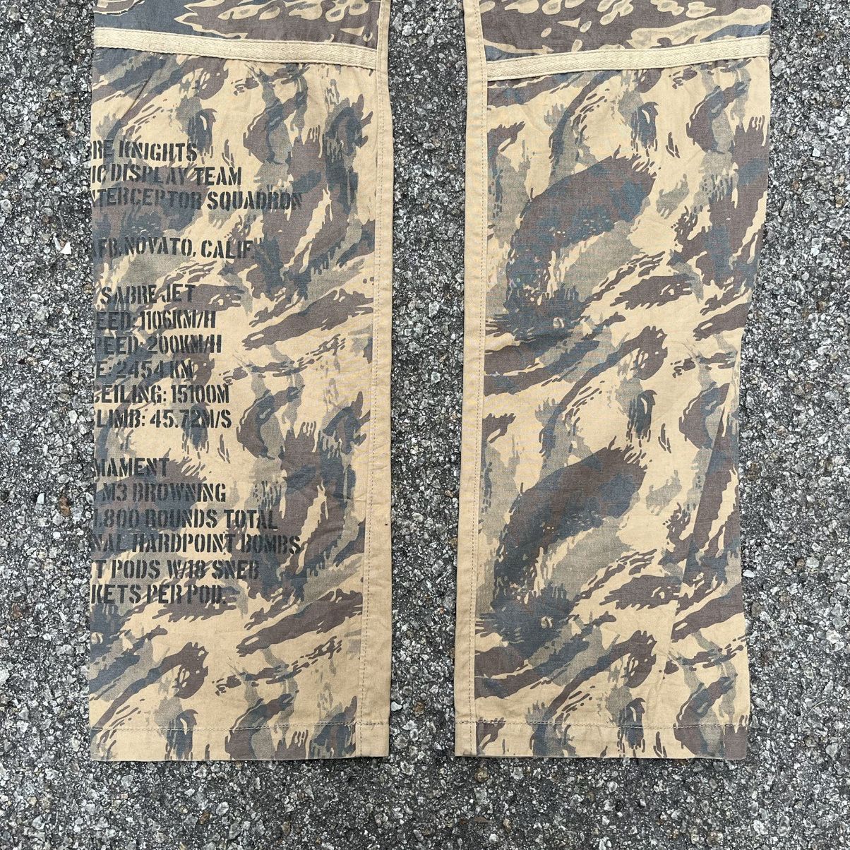 Avirex Avirex Split Camo Bush Pants Cargo Multipocket Khaki Brown Size US 33 - 2 Thumbnail