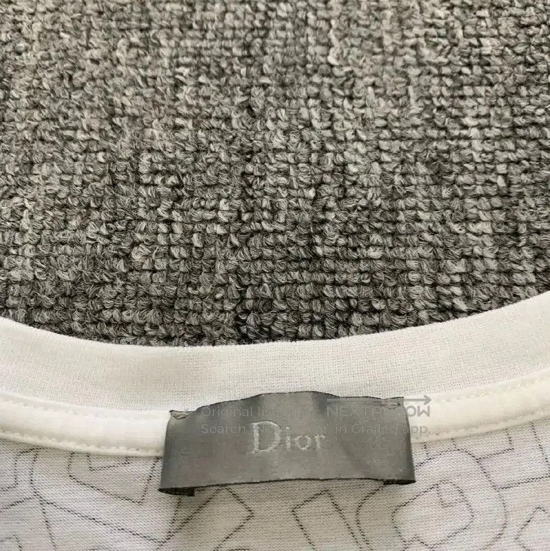 Dior Dior White Cotton Graphic T-Shirt for Men . Size US L / EU 52-54 / 3 - 6 Thumbnail