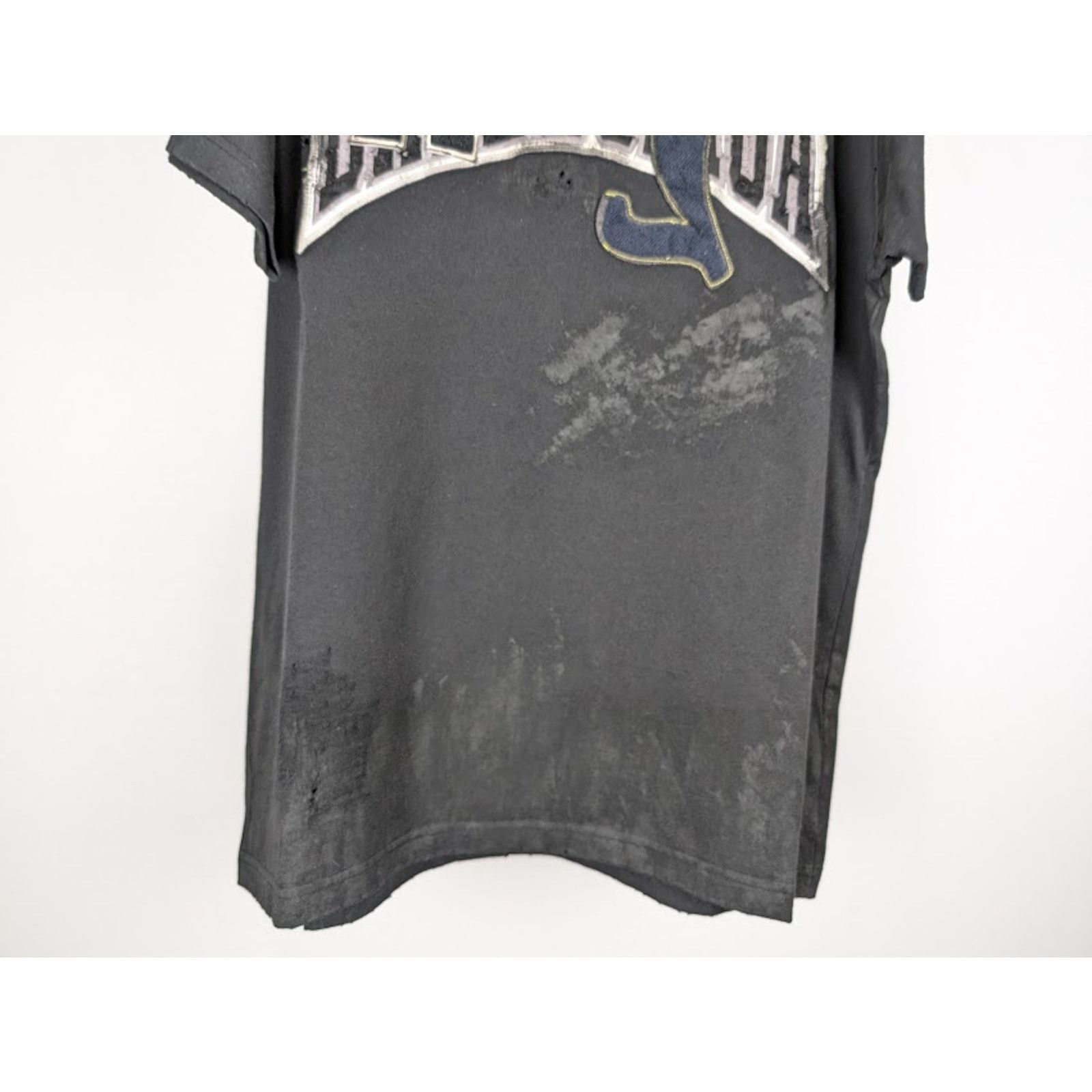 Balenciaga o1rshd1 Oversized T-Shirt in Washed Black Size US M / EU 48-50 / 2 - 6 Thumbnail