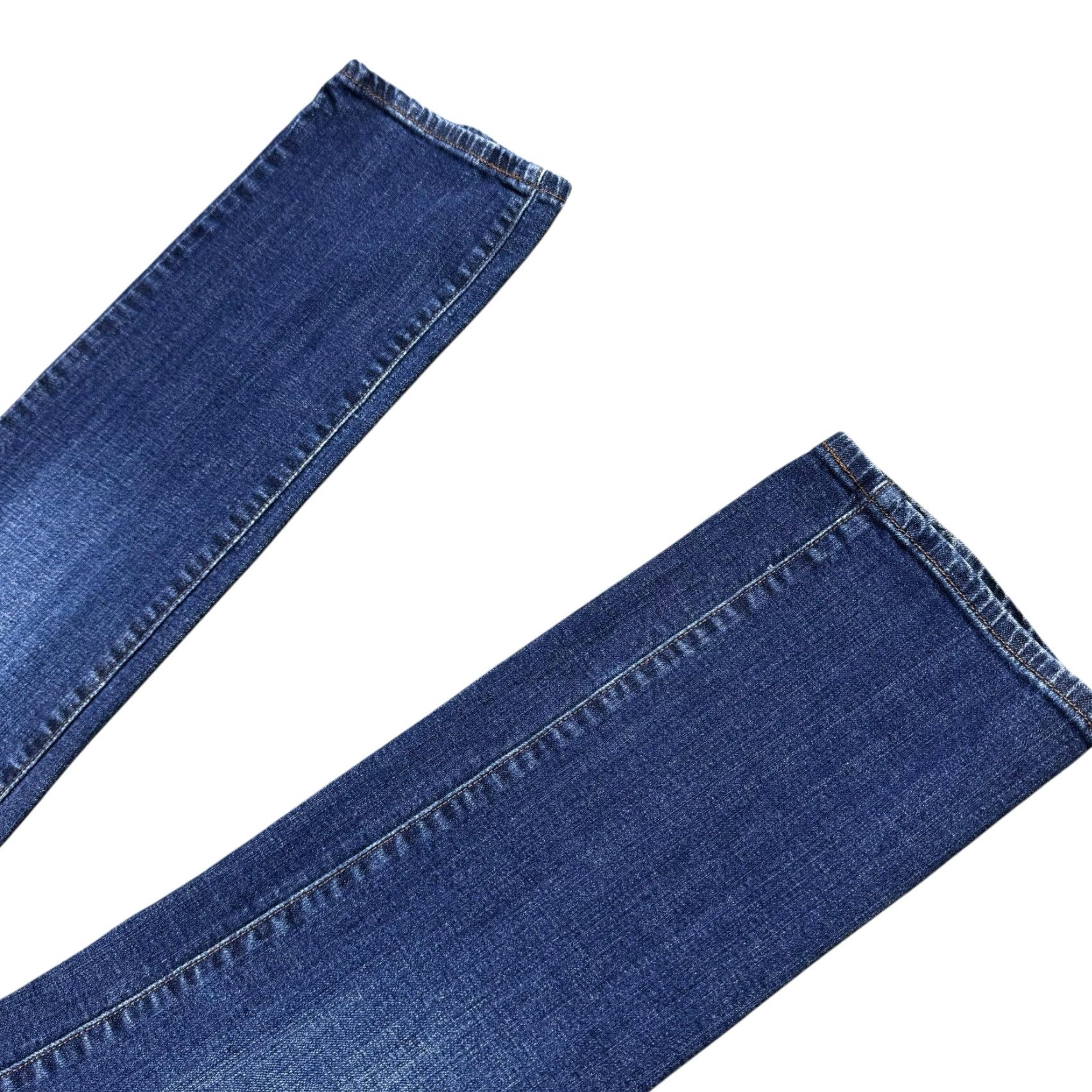 Levi's Levi's 505 Straight Jeans Women 28 Blue Denim Mid Rise Dark Wash 5-Pocket Size 28" / US 6 / IT 42 - 3 Thumbnail