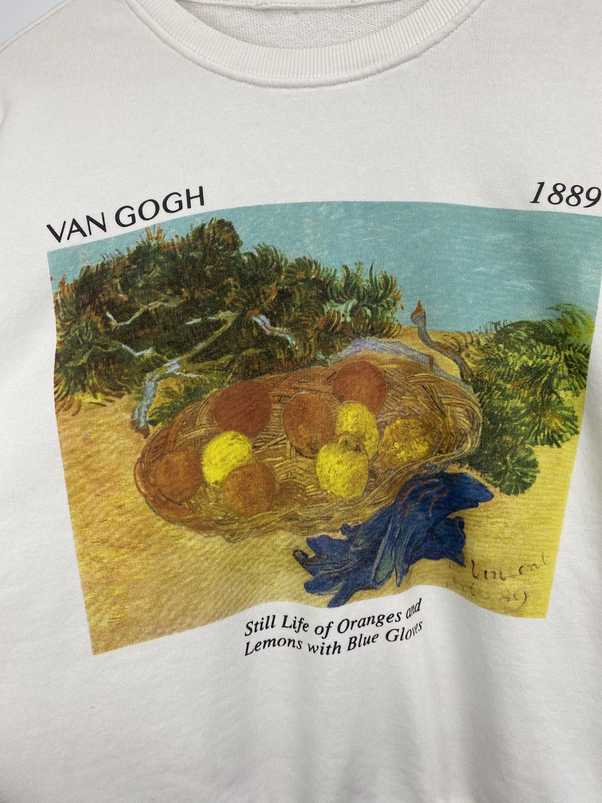 Vintage Vintage Y2K Van Gogh Still Life 1889 Art Hoodie Rare Retro Size US L / EU 52-54 / 3 - 4 Thumbnail