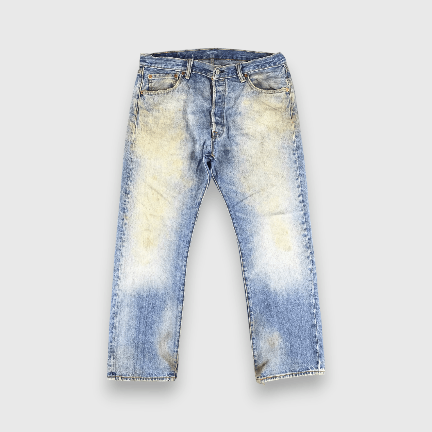 Levi's Vintage Blue Wash Levis 501 Jeans-J2645 Size US 35 - 1 Thumbnail