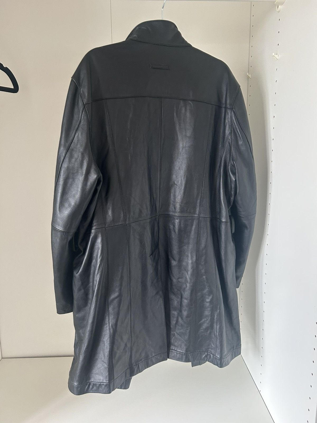Jean Paul Gaultier Jean Paul Gaultier Homme Leather Trenchcoat Size US M / EU 48-50 / 2 - 2 Thumbnail