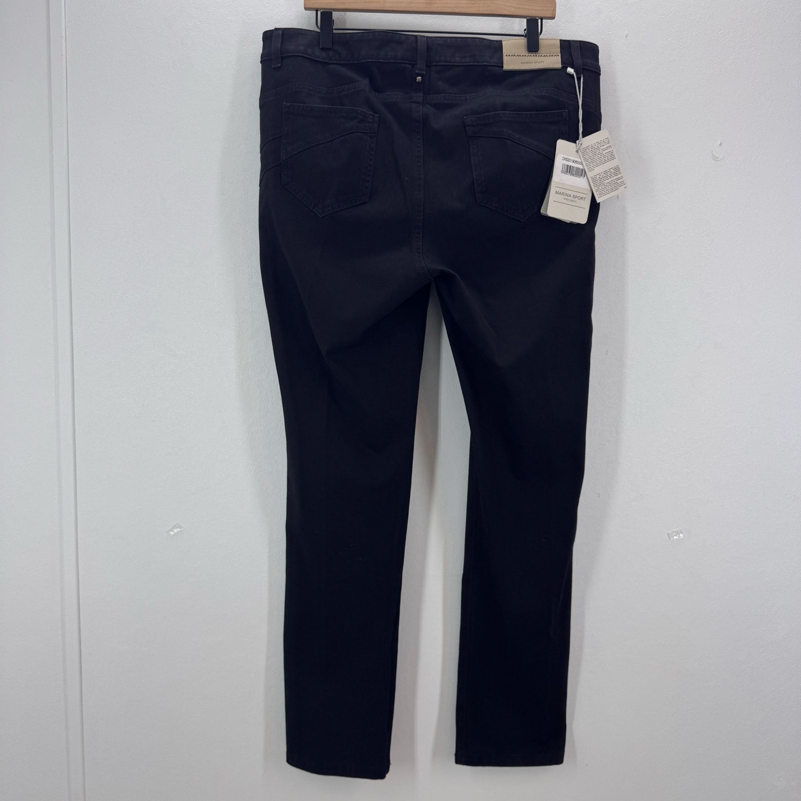 Marina Rinaldi Marina Rinaldi Idalgo Black Denim Trouser Pant US 18 Casual Size 40" / US 18 - 4 Thumbnail