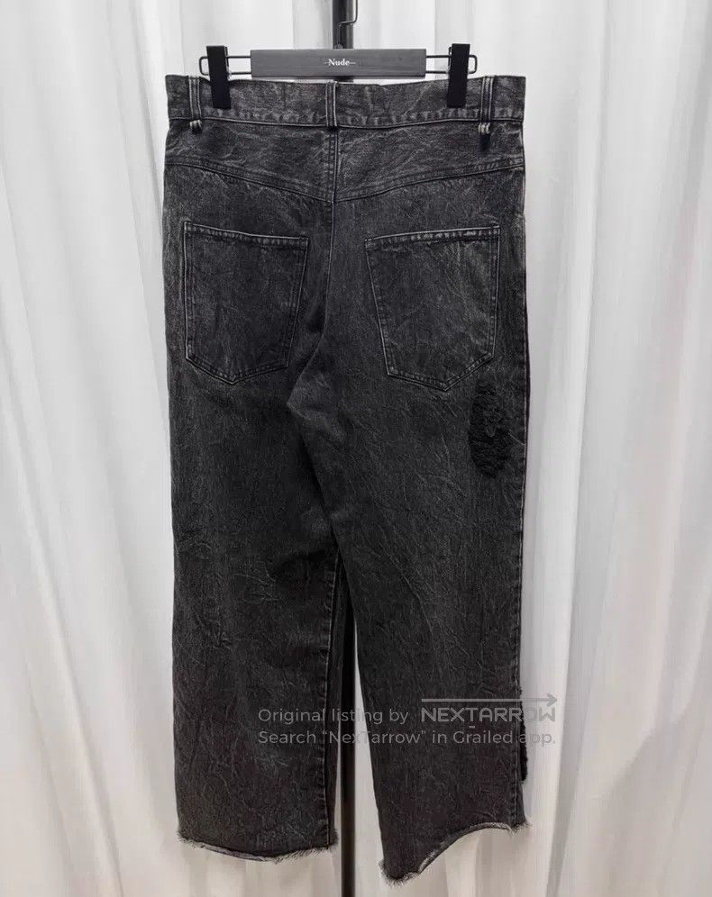 Song For The Mute Song For The Mute Black Washed Denim Pants Size US 32 / EU 48 - 3 Thumbnail