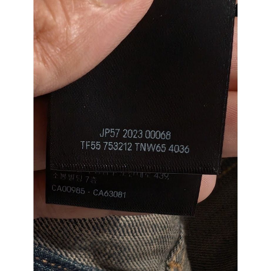Balenciaga o1rshd1 (Fits XS) Denim Shorts in Light Blue Size US 30 / EU 46 - 15 Thumbnail