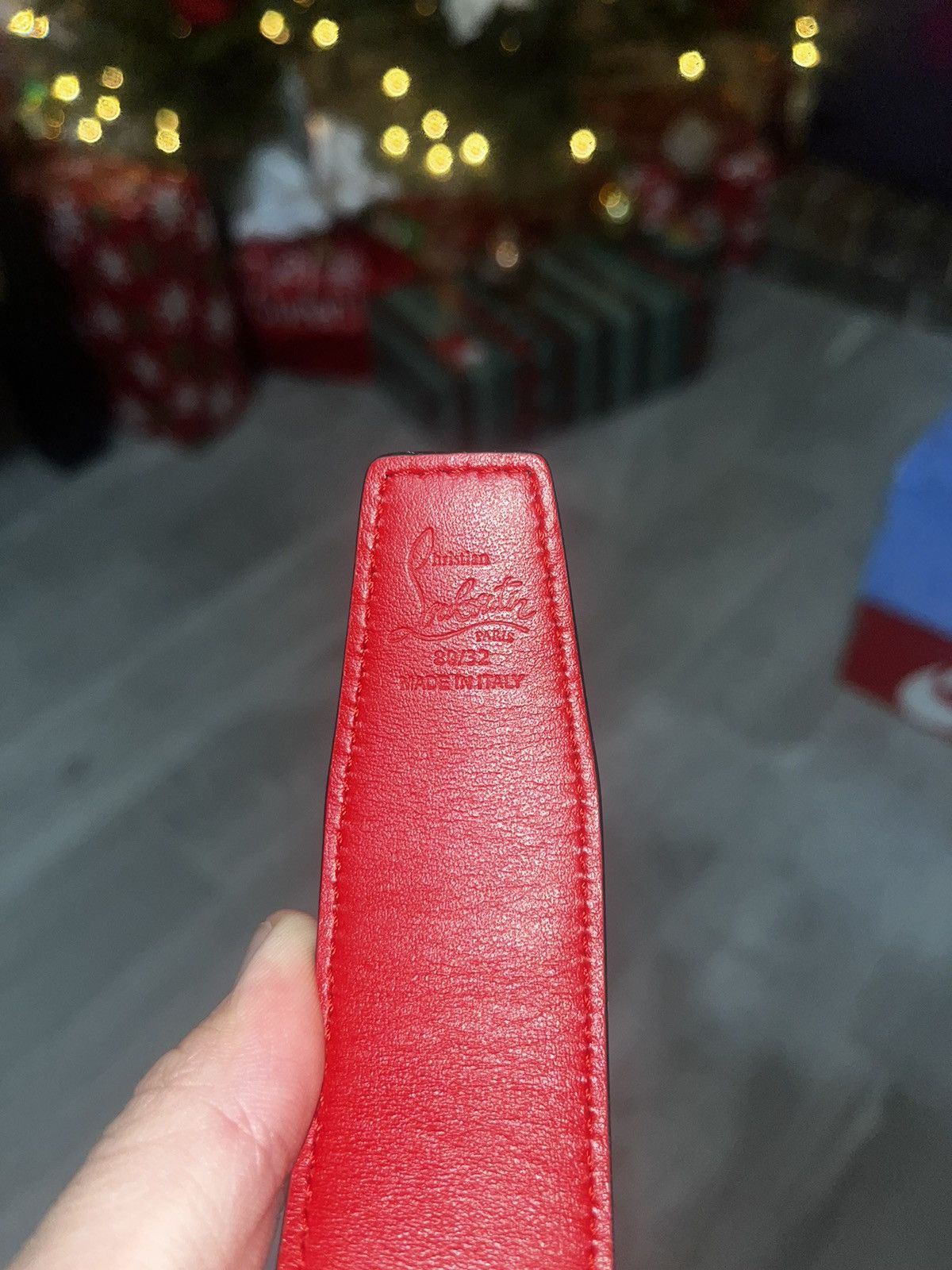 Christian Louboutin Louboutin CL Logo Belt 80cm | 32” Monogram CL Size ONE SIZE - 3 Thumbnail
