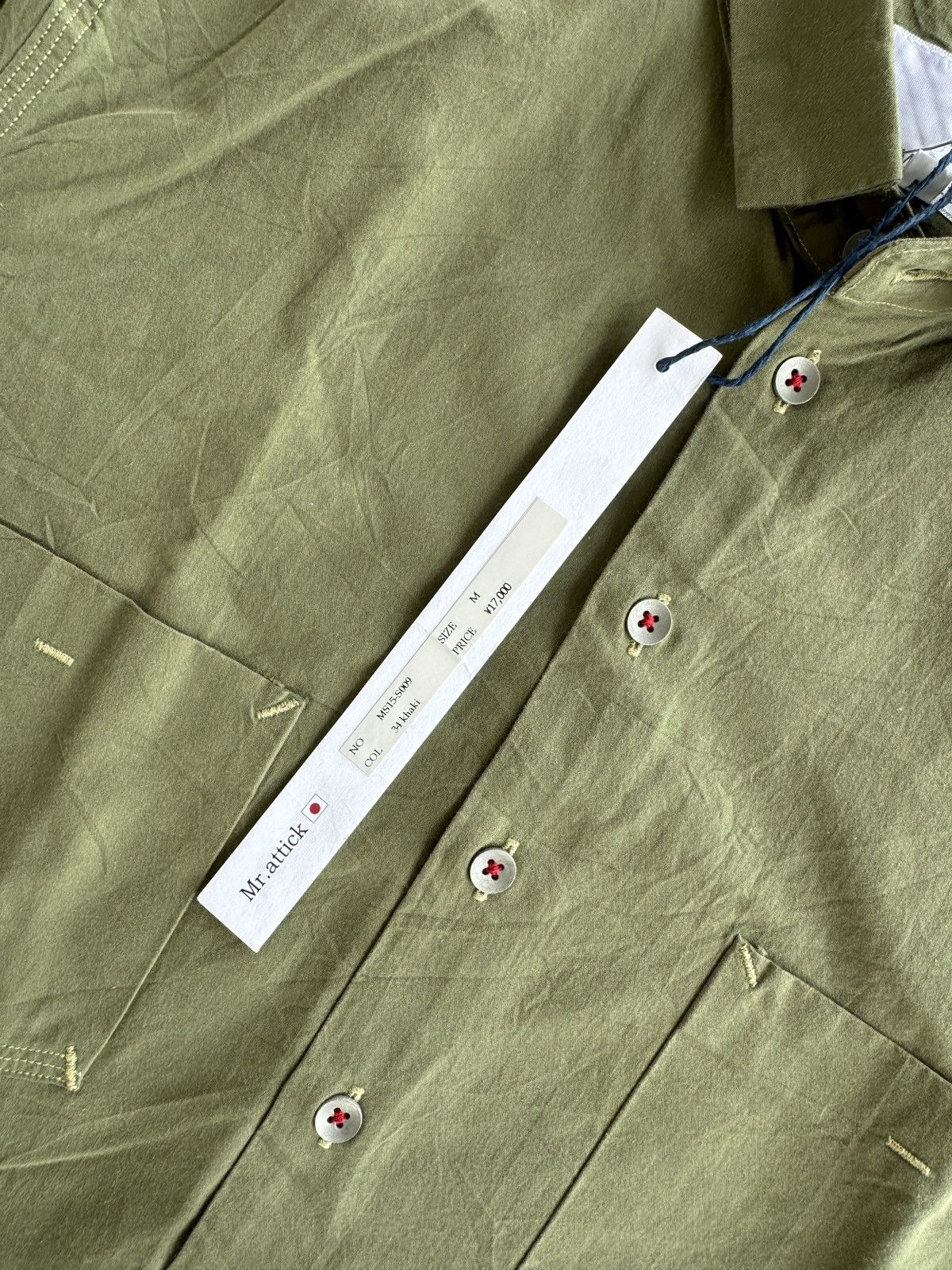 Japanese Brand Japanese Mr.Attick Shirts Button Ups Size US M / EU 48-50 / 2 - 4 Thumbnail