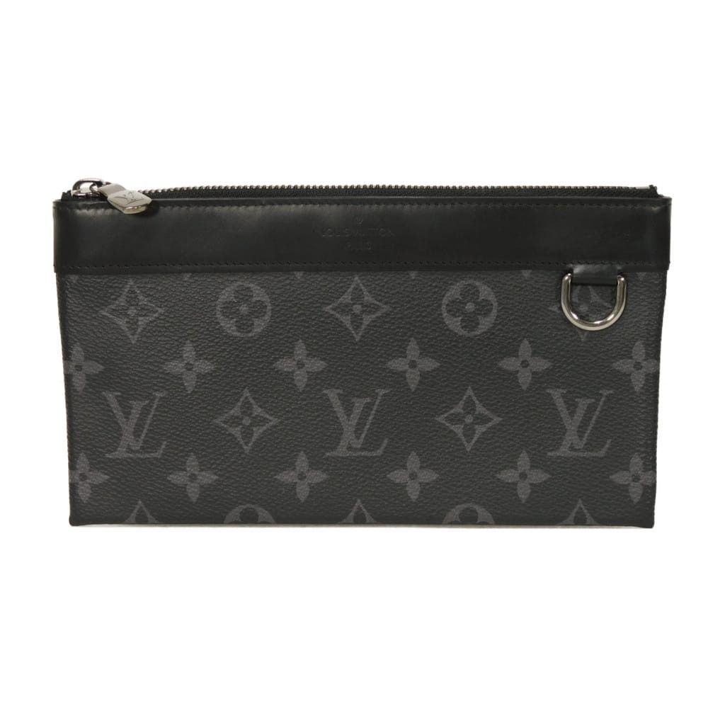 Louis Vuitton Louis Vuitton Louis Vuitton Pochette Discovery PM Monogram Eclipse Leather Pouch Textile Other M44323 DUTY FREE for USA Size ONE SIZE - 1 Thumbnail