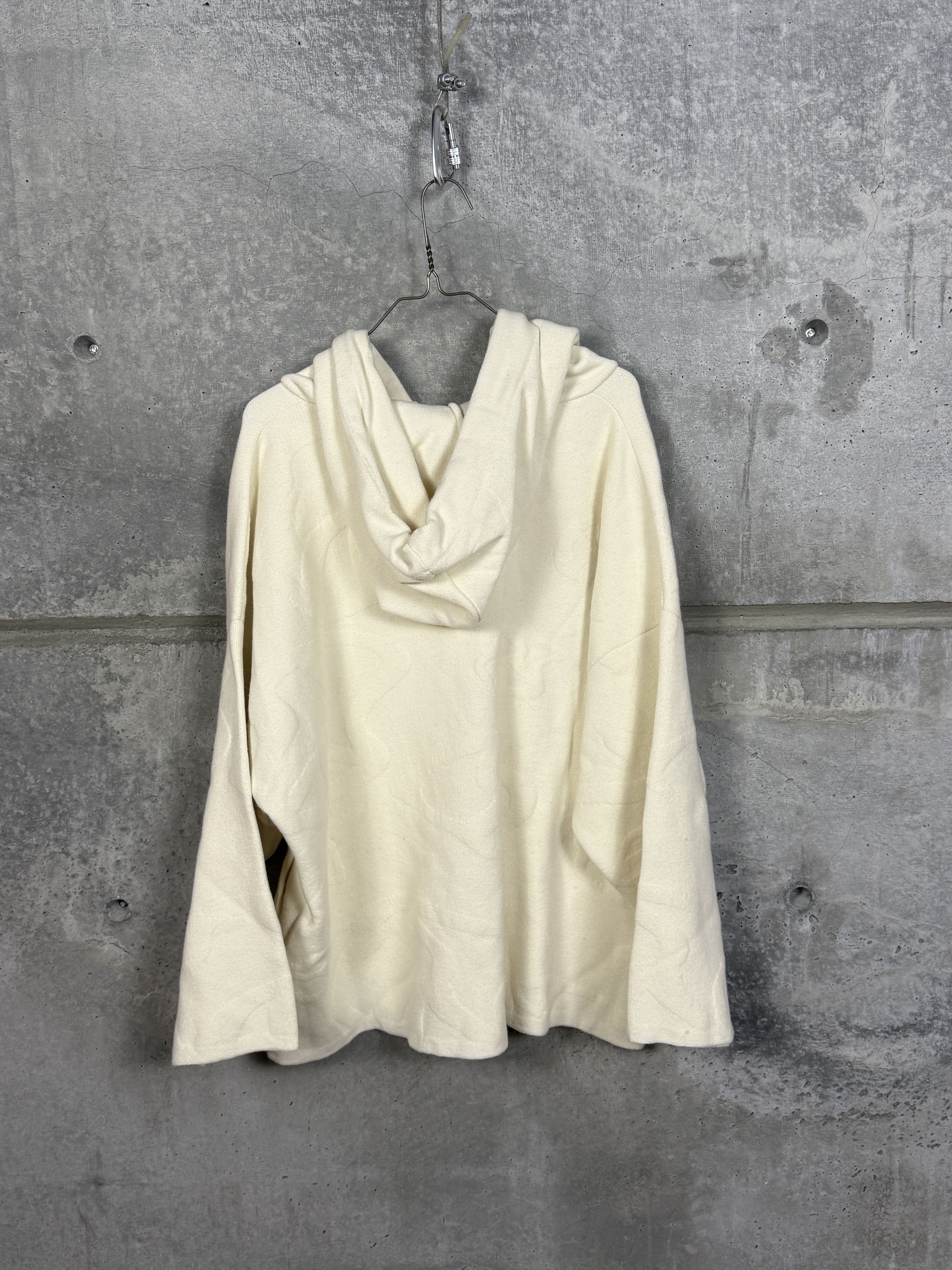 Camp High CAMP HIGH WHITE WOOL HOODED SWEATER Size US XL / EU 56 / 4 - 2 Thumbnail