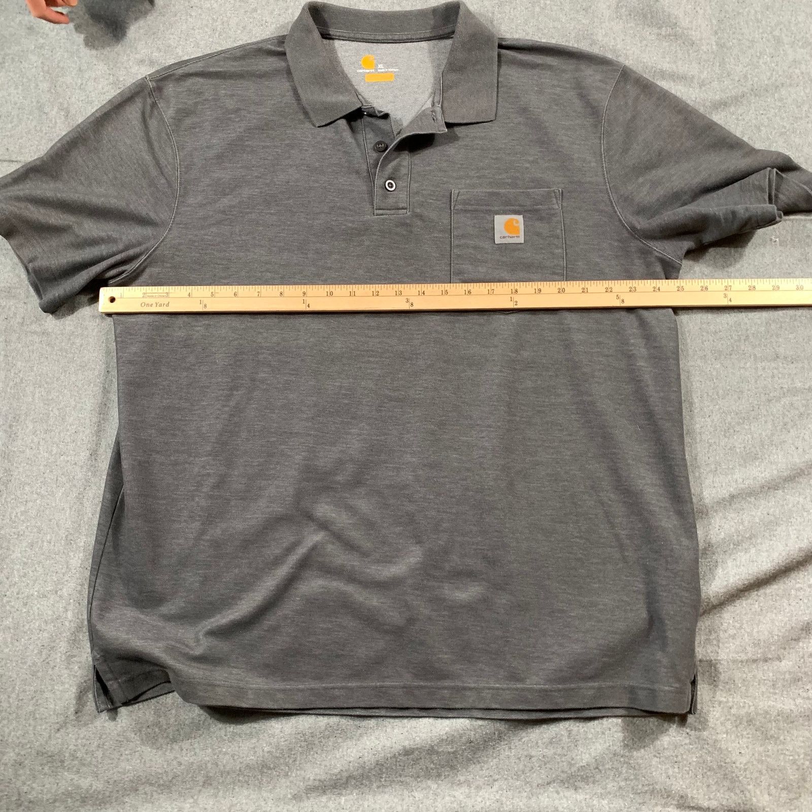 Carhartt Carhartt Shirt Adult Extra Large Gray Casual T Shirt Mens Size US XL / EU 56 / 4 - 4 Thumbnail
