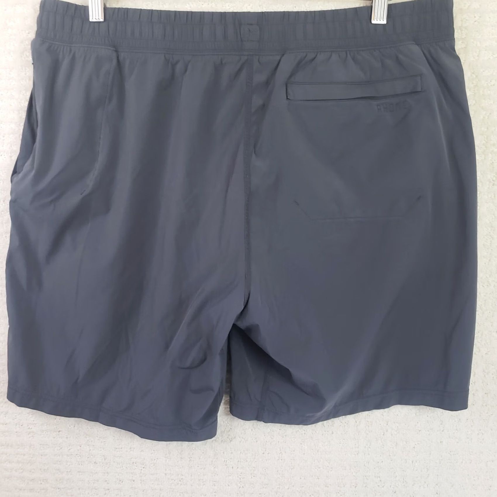 Rhone Rhone Athletic Running Shorts Men’s 2XL Gray Drawstring Pockets Stretch New Size US 39 - 5 Thumbnail