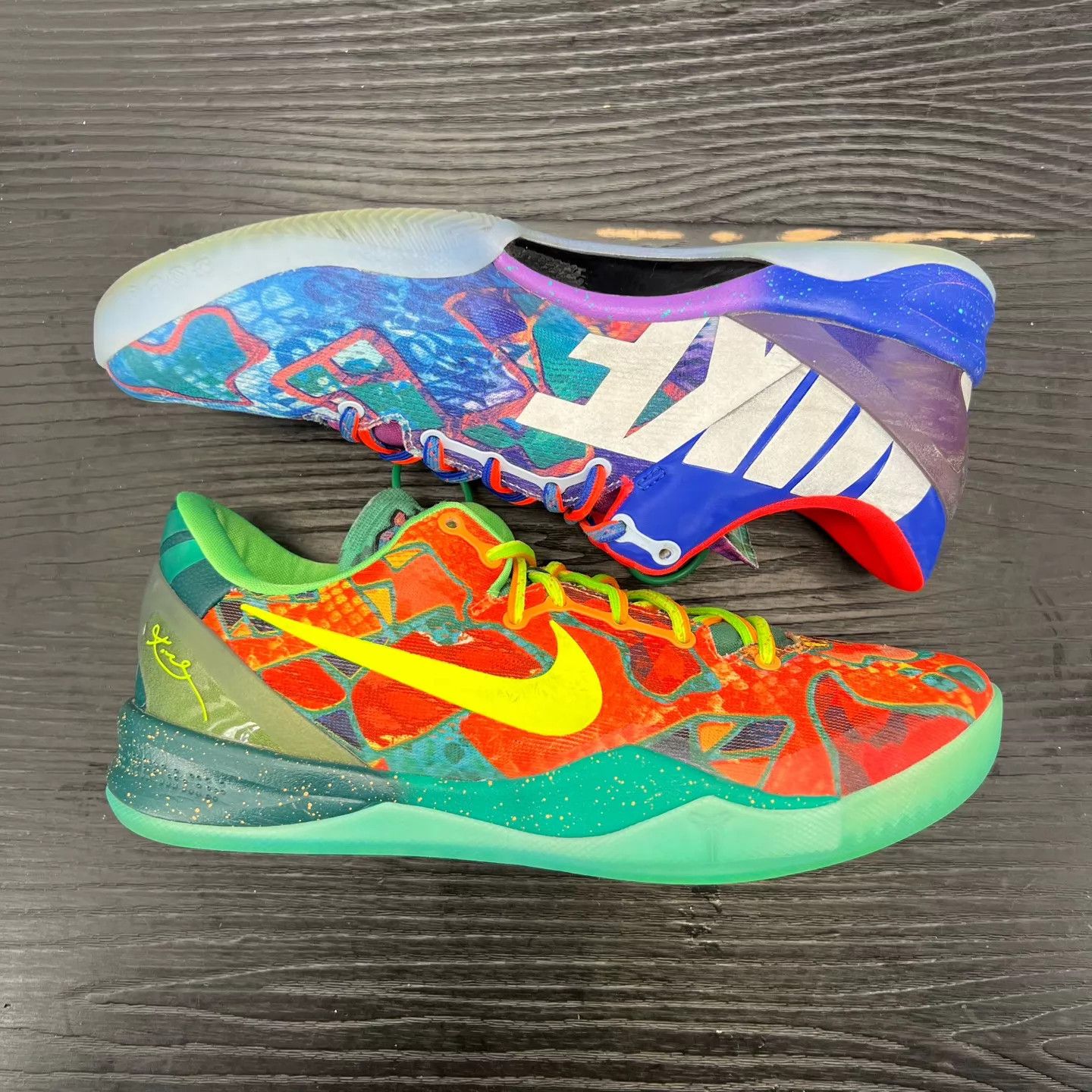 Nike zk8 low Orange Blue 44.5 like new Size US 11.5 / EU 44-45 - 3 Thumbnail