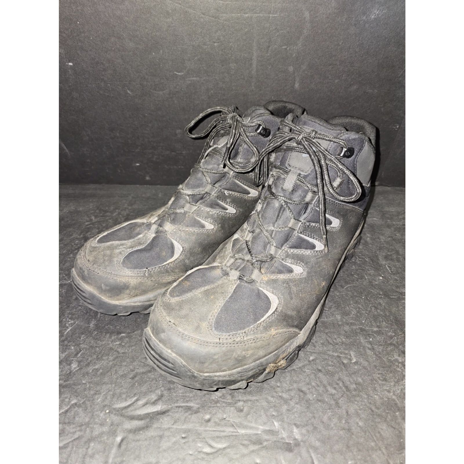 Vintage **Columbia Buxton Peak Mid Ankle Boots Black Mens Sz 14** User: Columbia Buxton Peak Mid Ankle Boots Black Mens Sz 14 Size US 10 / EU 43 - 6 Thumbnail