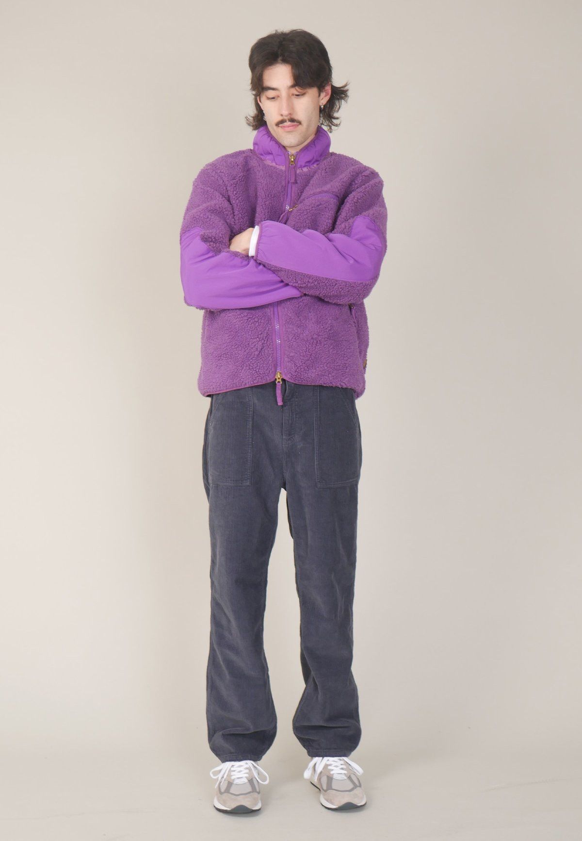 Stan Ray Stan Ray High Pile Fleece Zip-up Jacket in Purple Size Small Size US S / EU 44-46 / 1 - 16 Thumbnail