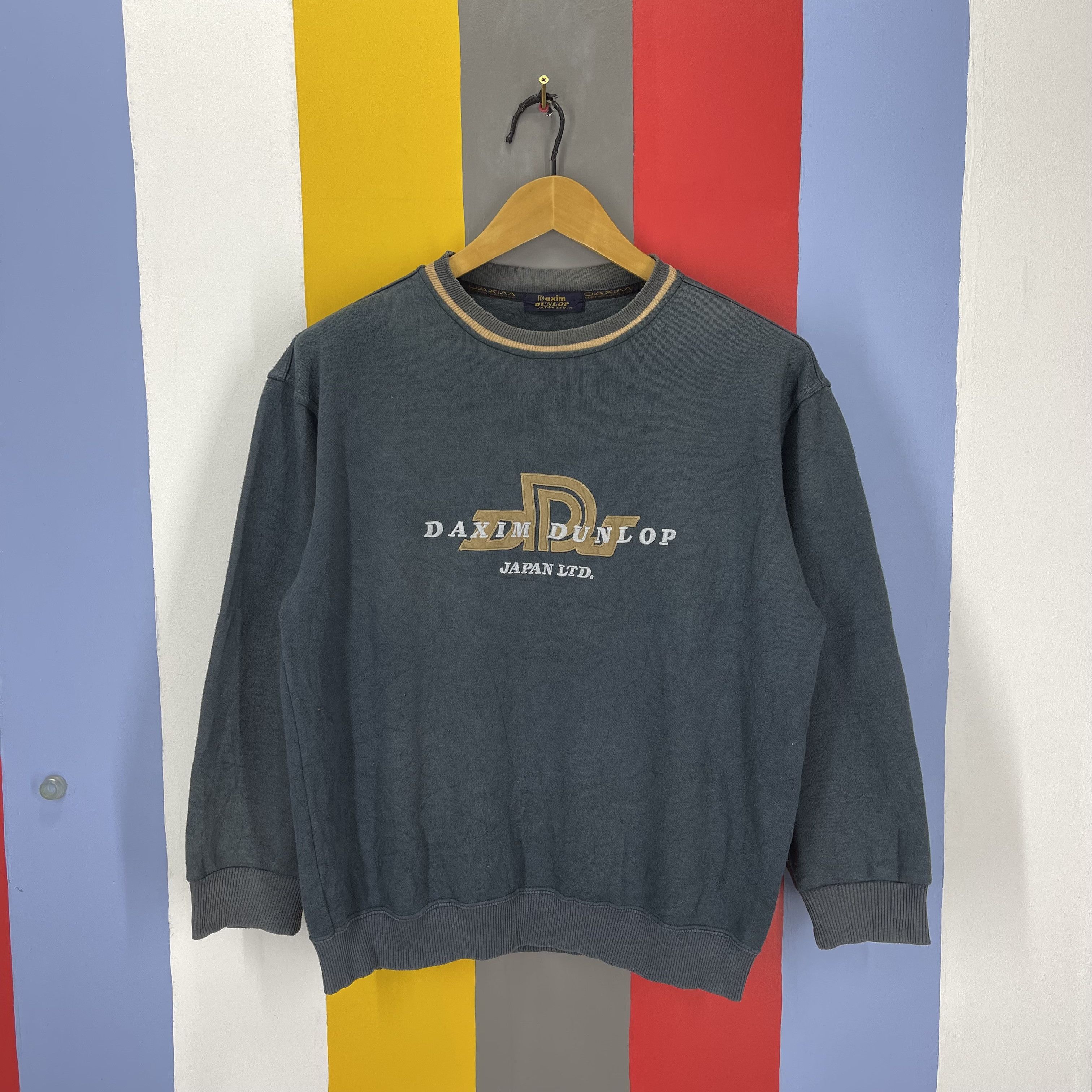 Dunlop Vintage MAXIM DUNLOP JAPAN LTD Crew Neck Sweatshirt #1378/AV Size US M / EU 48-50 / 2 - 1 Thumbnail