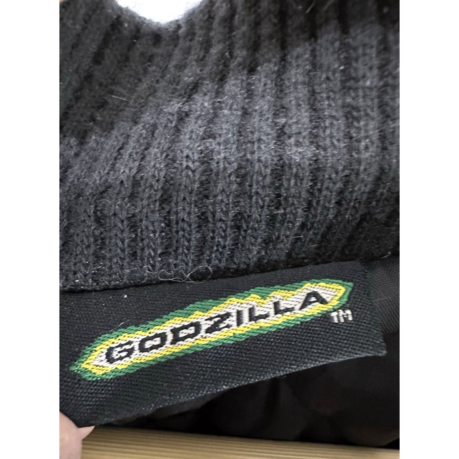 Vintage VTG Godzilla Hershey's 1998 Movie Promo Bomber Wool Leather Black Jacket XL Mens Size US XL / EU 56 / 4 - 7 Thumbnail