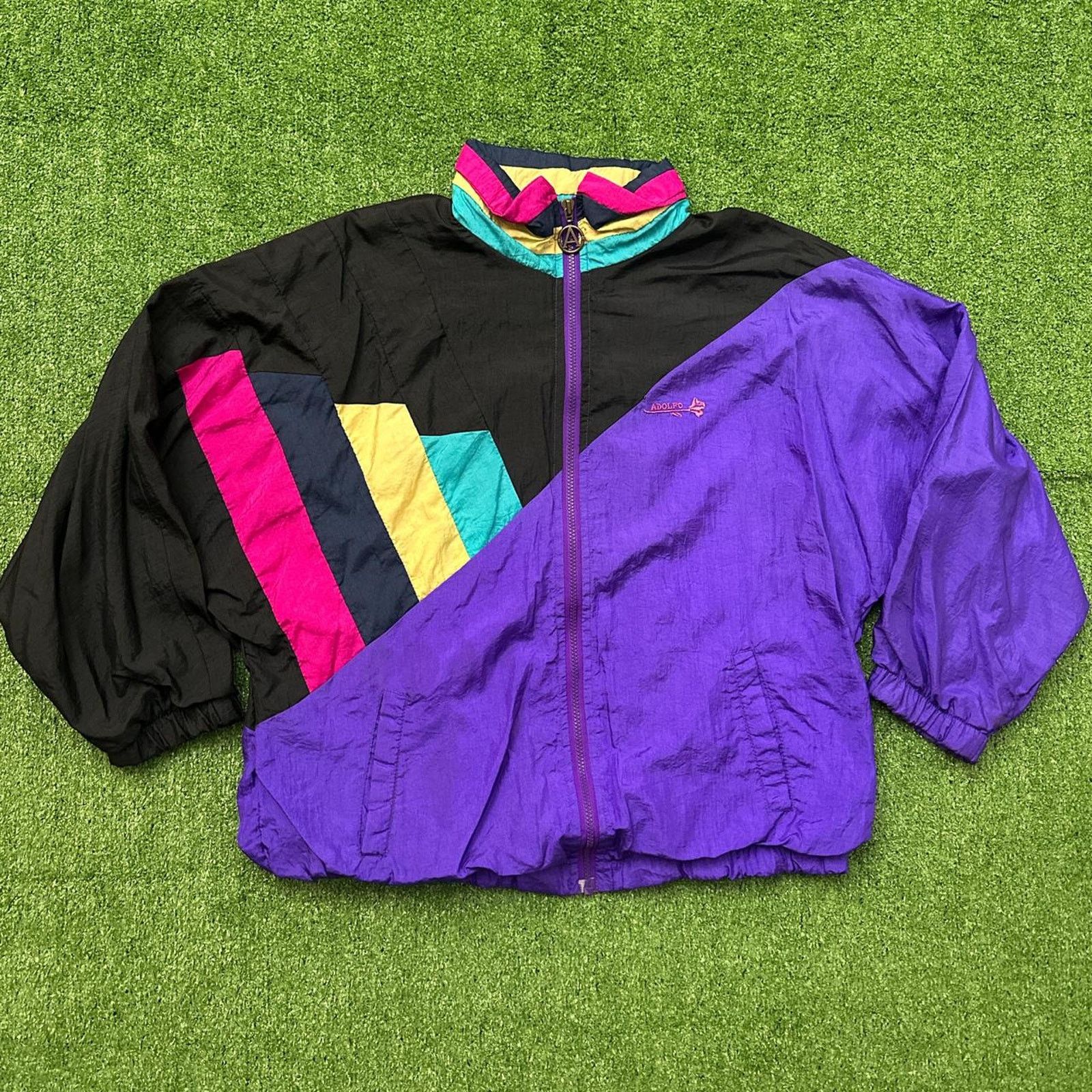 Other Vintage Adolfo Sport Windbreaker Jacket Size US M / EU 48-50 / 2 - 1 Thumbnail