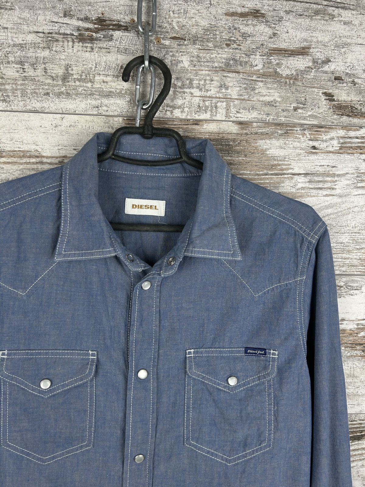 Diesel Mens Vintage Diesel Shirts button up streetwear luxury y2k Size US XL / EU 56 / 4 - 2 Thumbnail