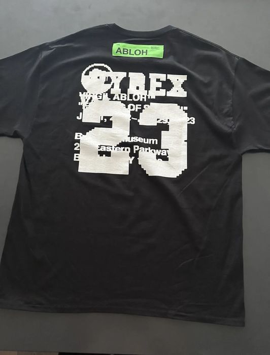 Champion Virgil Abloh FOS CAT Pyrex Tee shirt XL Champion Brooklyn