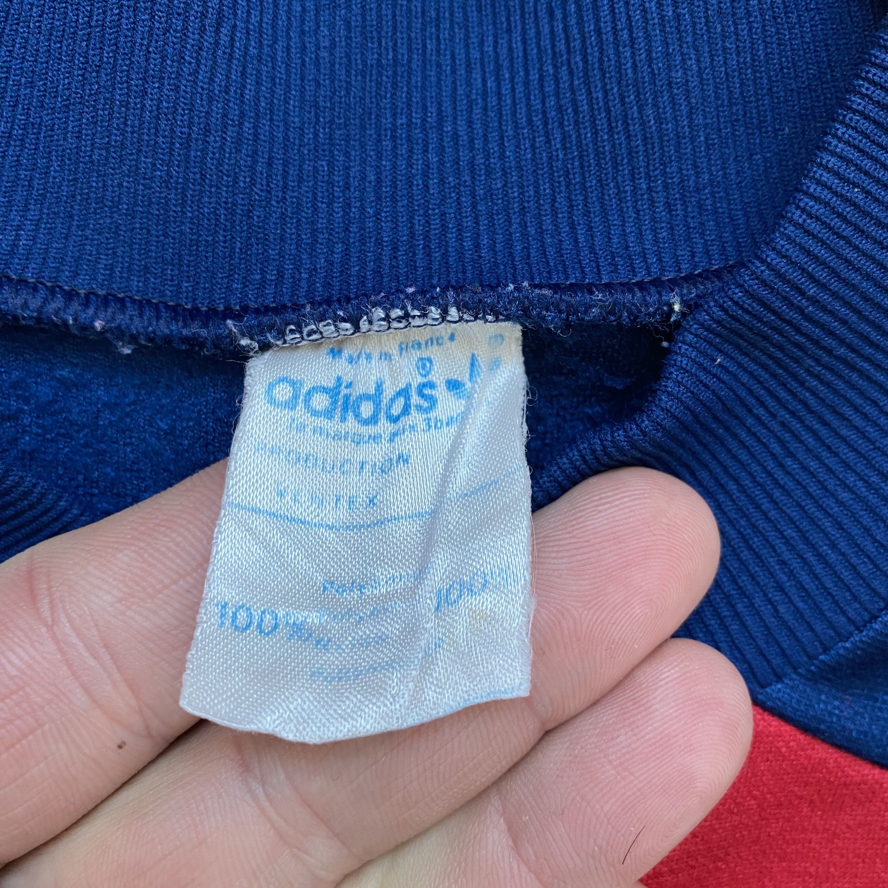Adidas 🔥 CRAZY Vintage 70s Adidas Swetshirt velour logo Size US XS / EU 42 / 0 - 5 Thumbnail