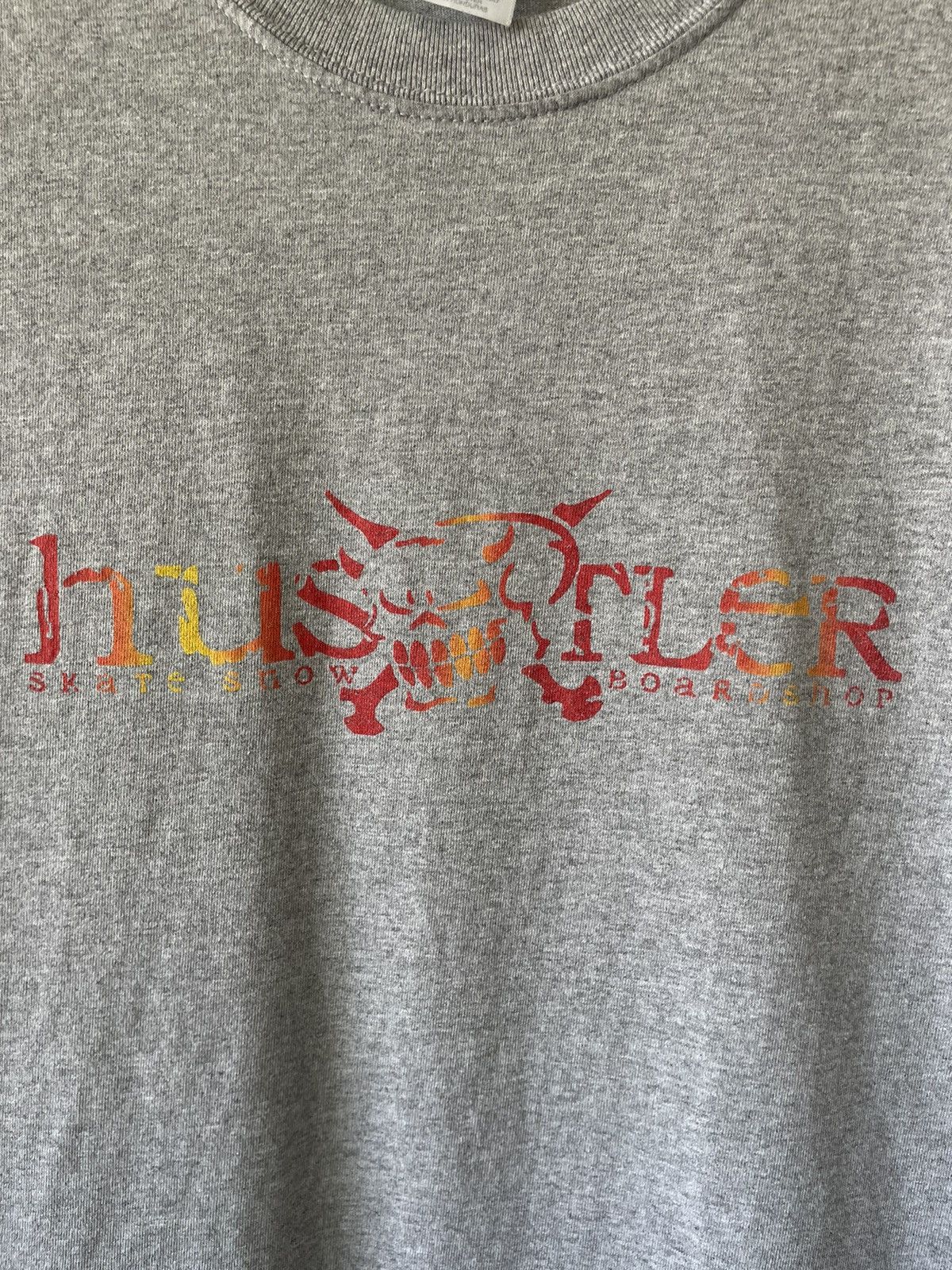 Vintage Vintage 2000s Hustler Skater Graphic tee Size US L / EU 52-54 / 3 - 3 Thumbnail