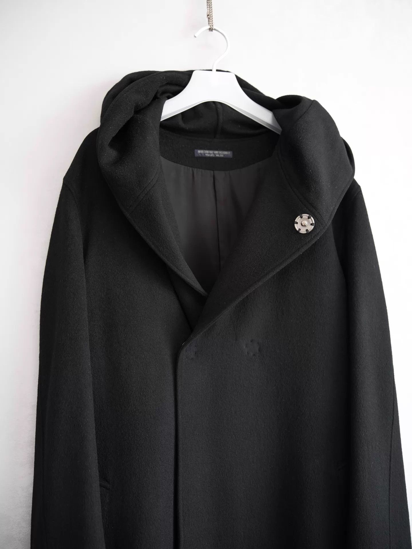 Yohji Yamamoto Yohji Yamamoto Regulation Long Hooded Boxer Coat Size US S / EU 44-46 / 1 - 4 Thumbnail