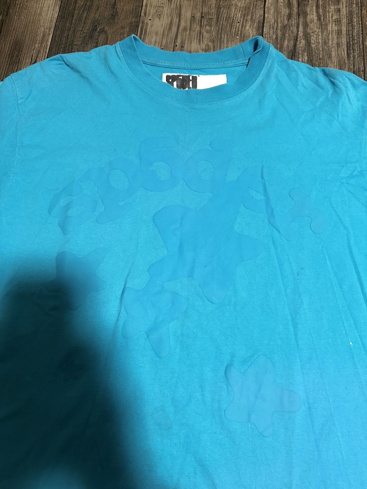 Sp5der Spider Worldwide Beluga LS Tee “Ocean Blue” Size US L / EU 52-54 / 3 - 3 Thumbnail